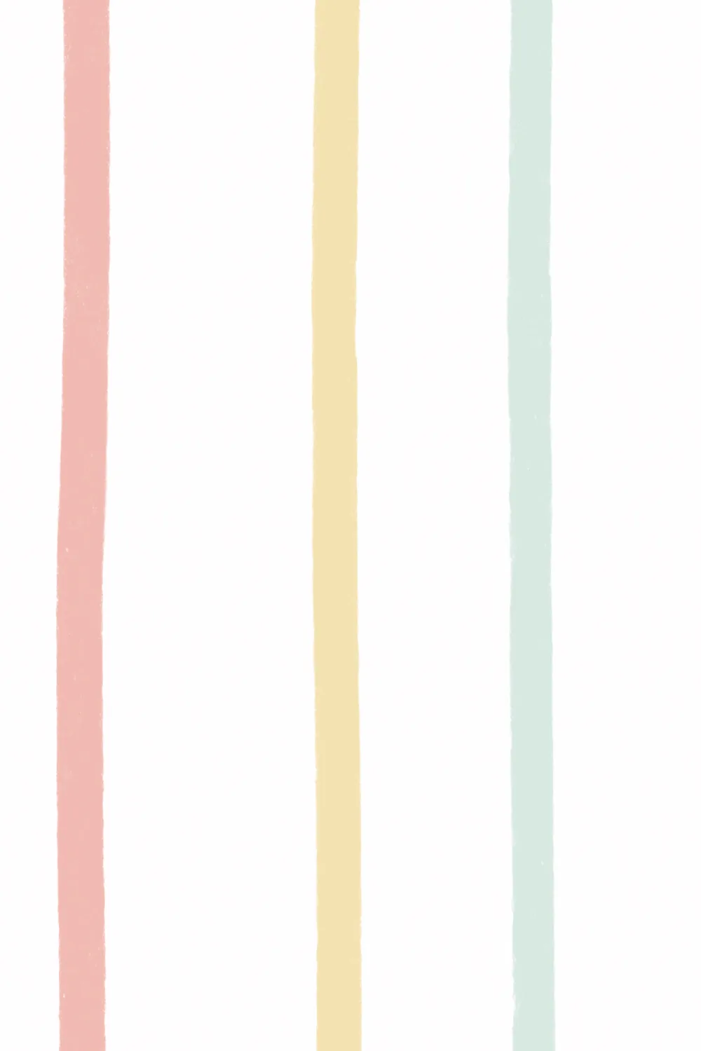 Pastel Rainbow Stripe Wallpaper