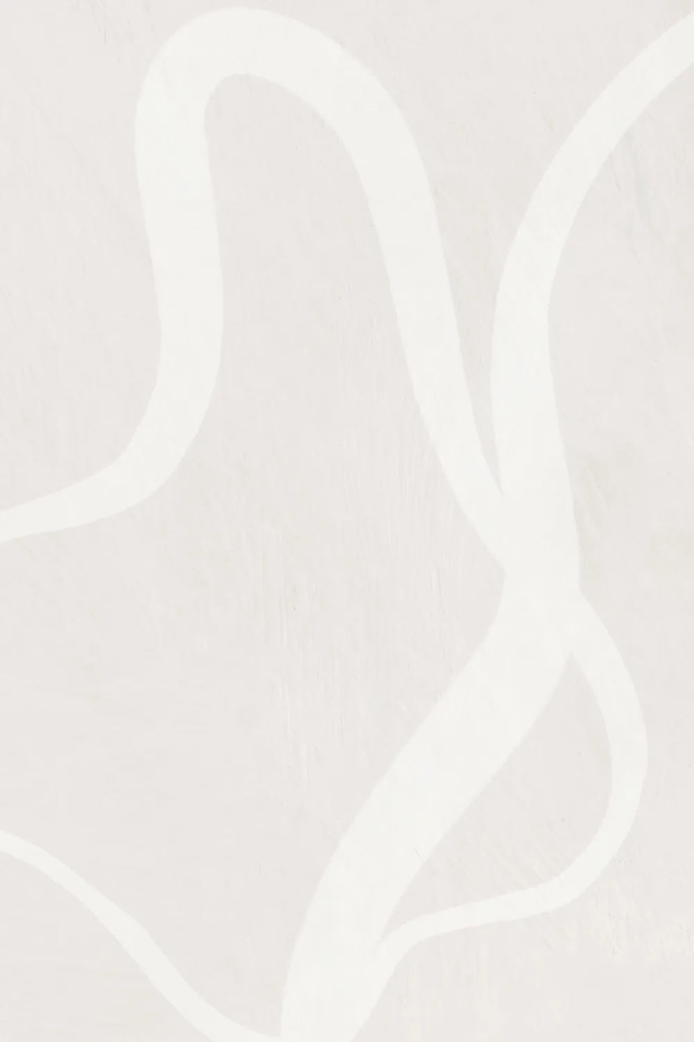 Neutral Modern Abstract Scribble Drawing Wallpaper Mural