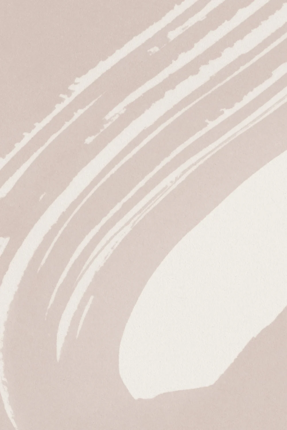 Pink Abstract Swirl Brush Strokes Mural
