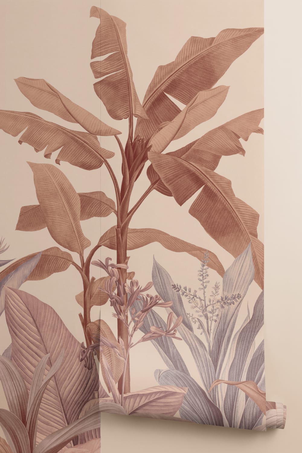 Teracotă Vintage Tropical fototapet