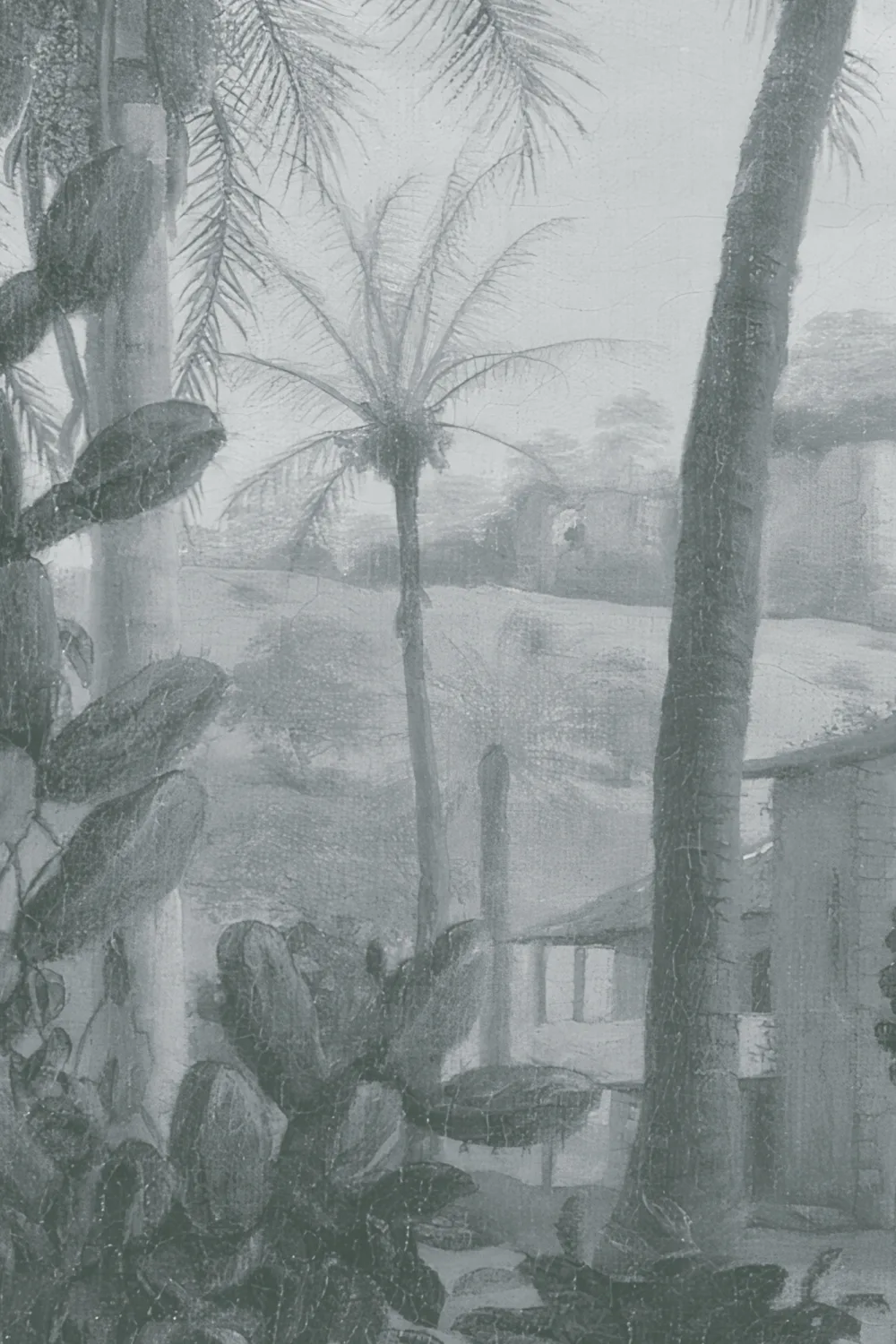 Mural de pintura de paisagem Blue Frans Post