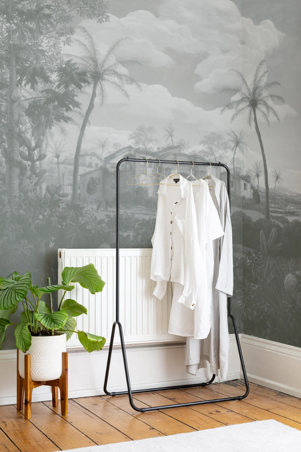 Mural de pintura de paisagem Blue Frans Post