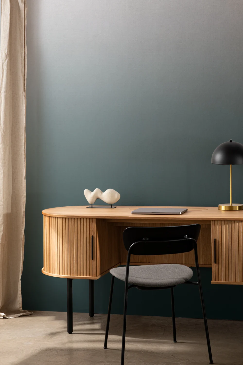 Forest Green Ombre Wallpaper Mural
