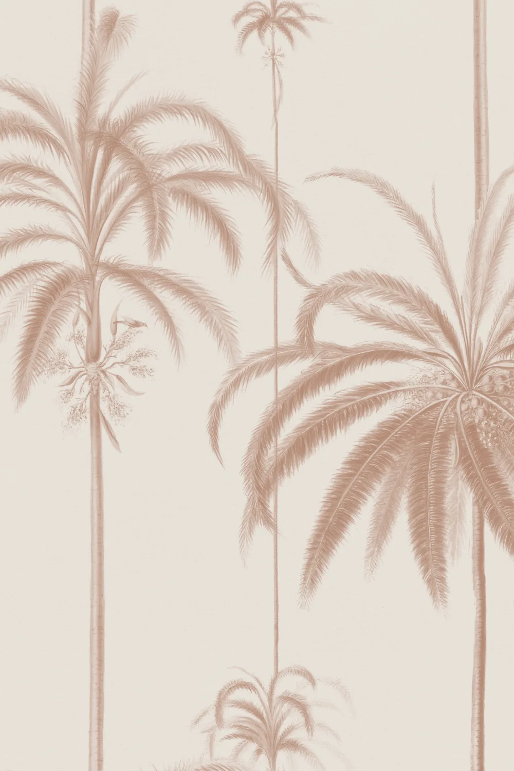 Roz dungi tropicale palme tapet