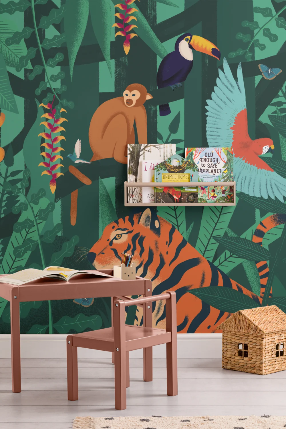 Jungle Animale Wallpaper Mural