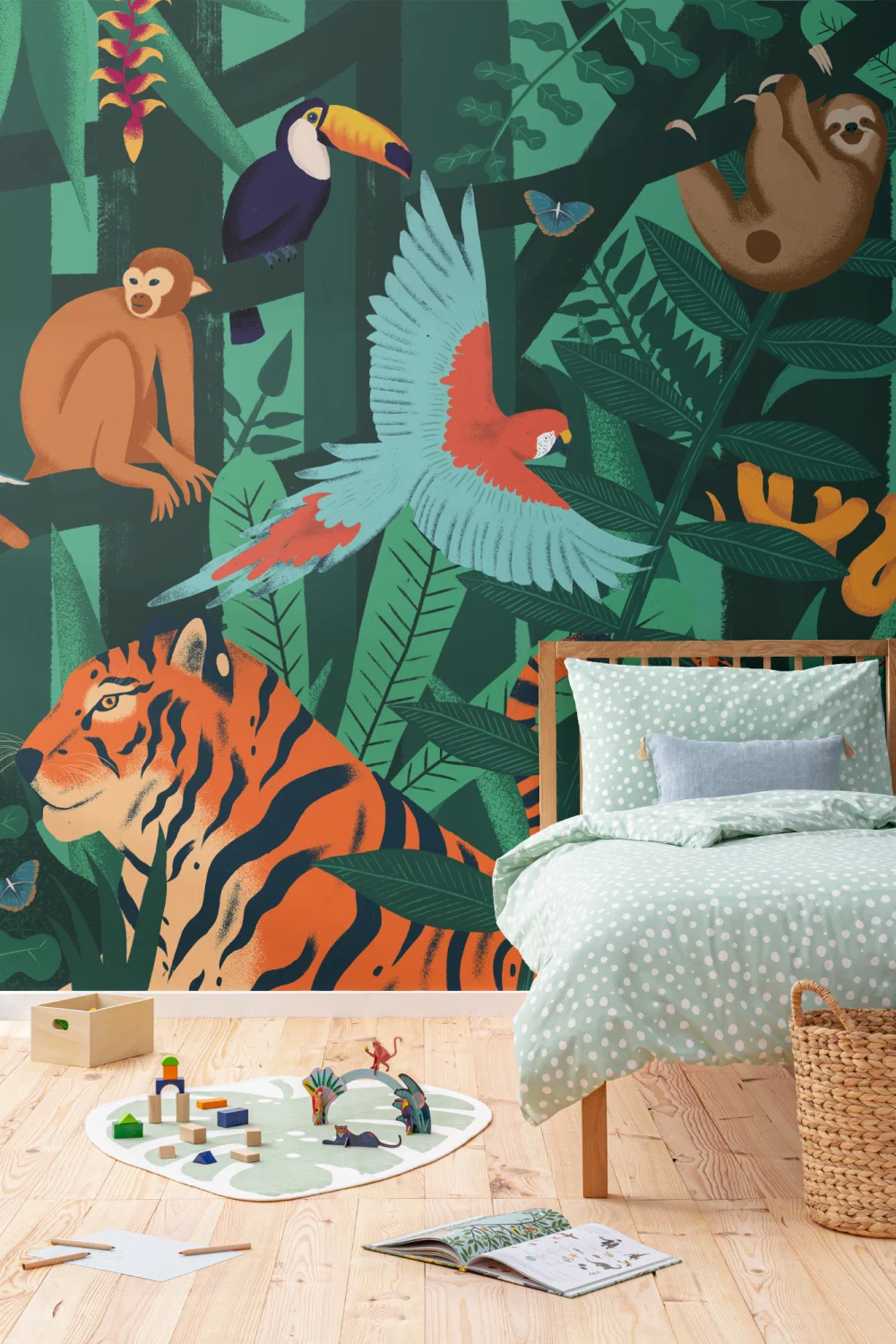 Jungle Animale Wallpaper Mural