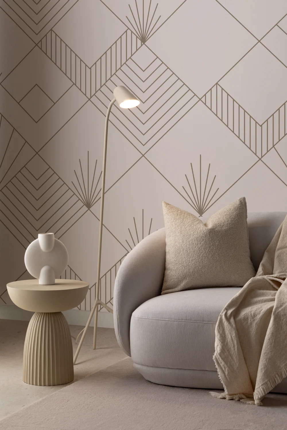Zelda Art Deco Wallpaper Mural