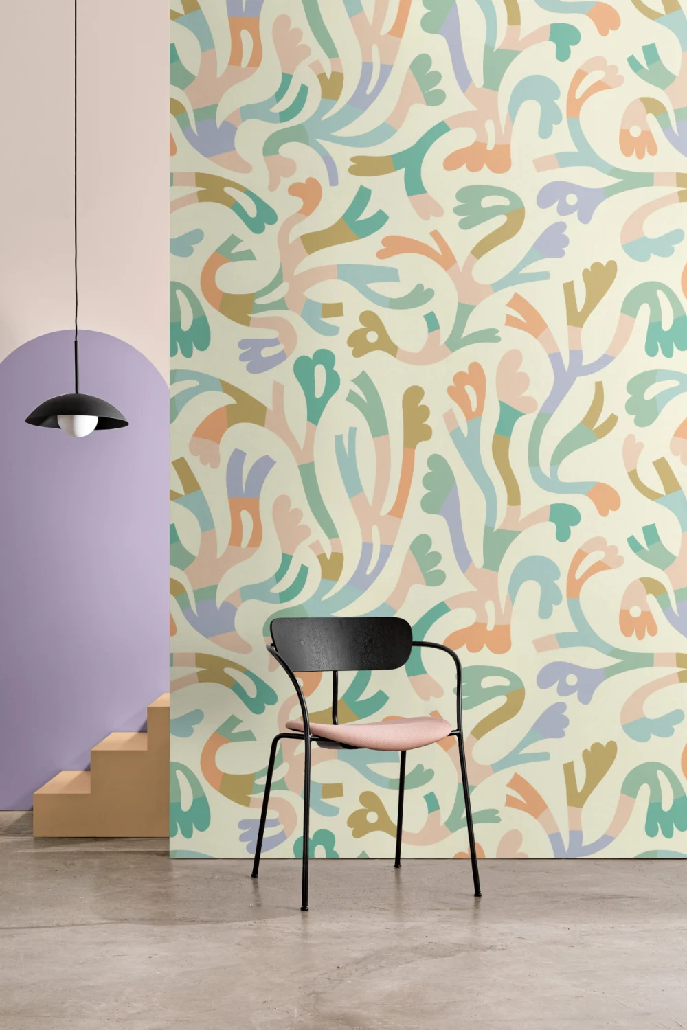 Elizabeth Olwen Flowstate Pastel murale