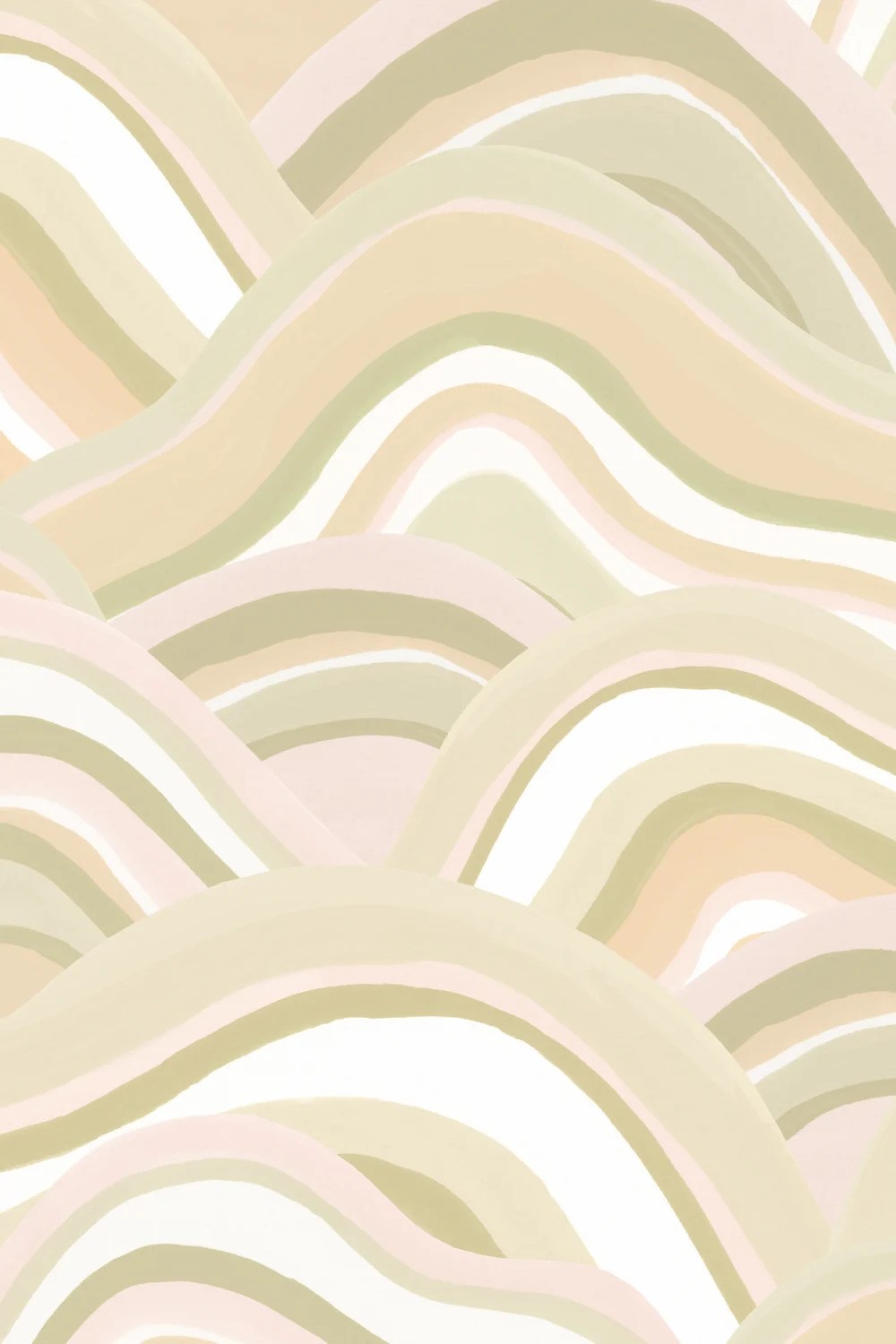 Verde abstract pictat dune Wallpaper