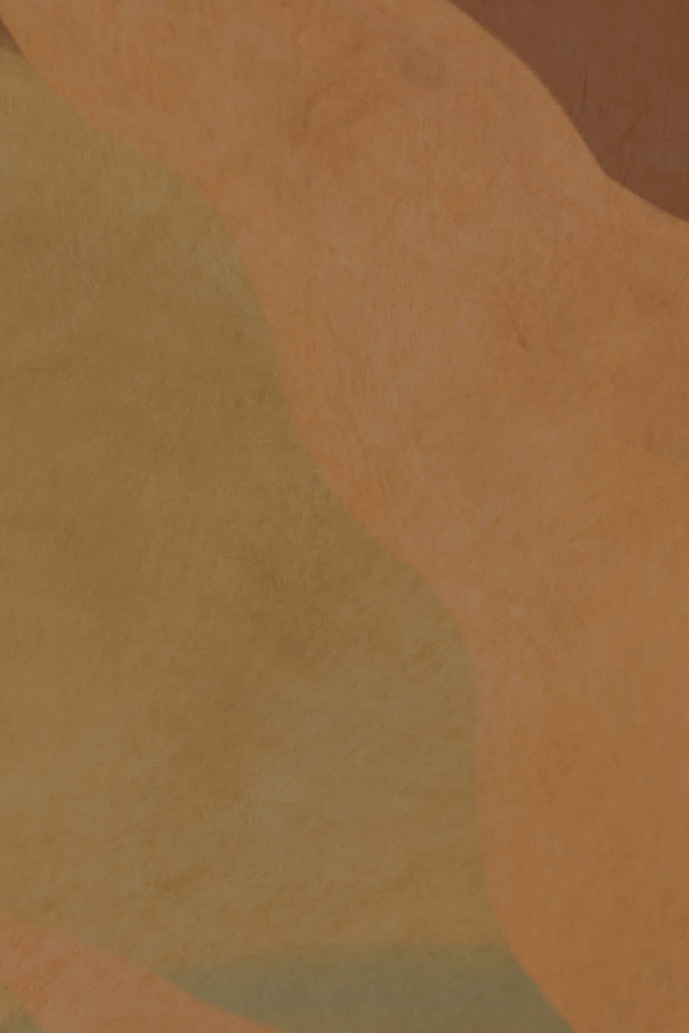 Brown Abstract Tropical Foliage Mural
