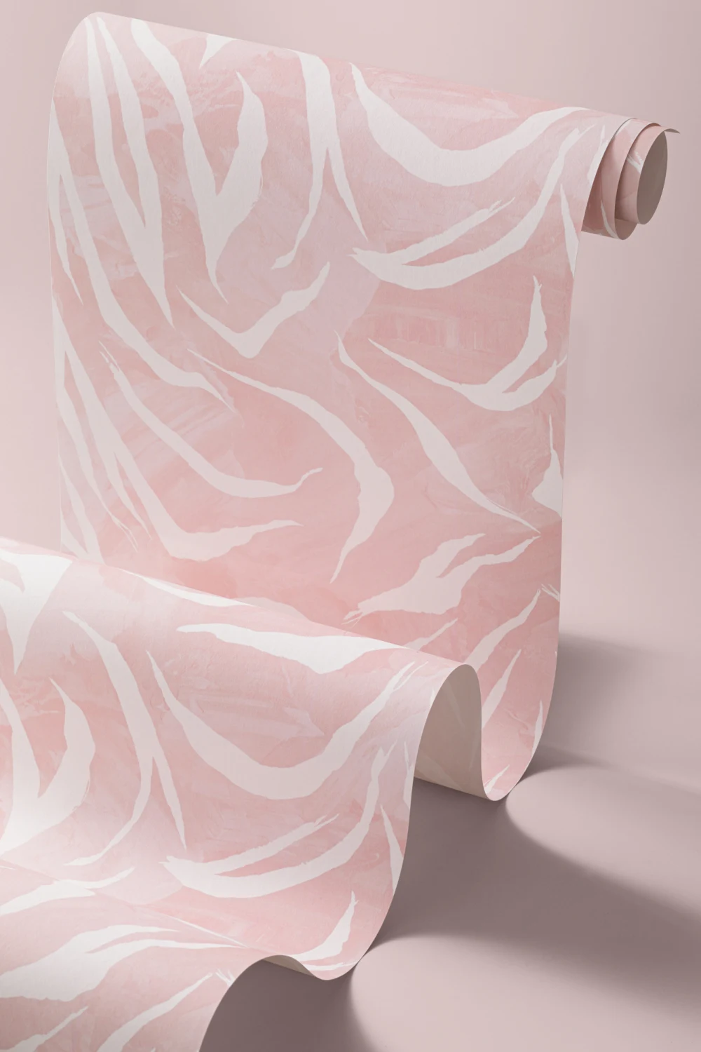 Roze Abstract Tijgerstrepen Herhaal Patroon Behang
