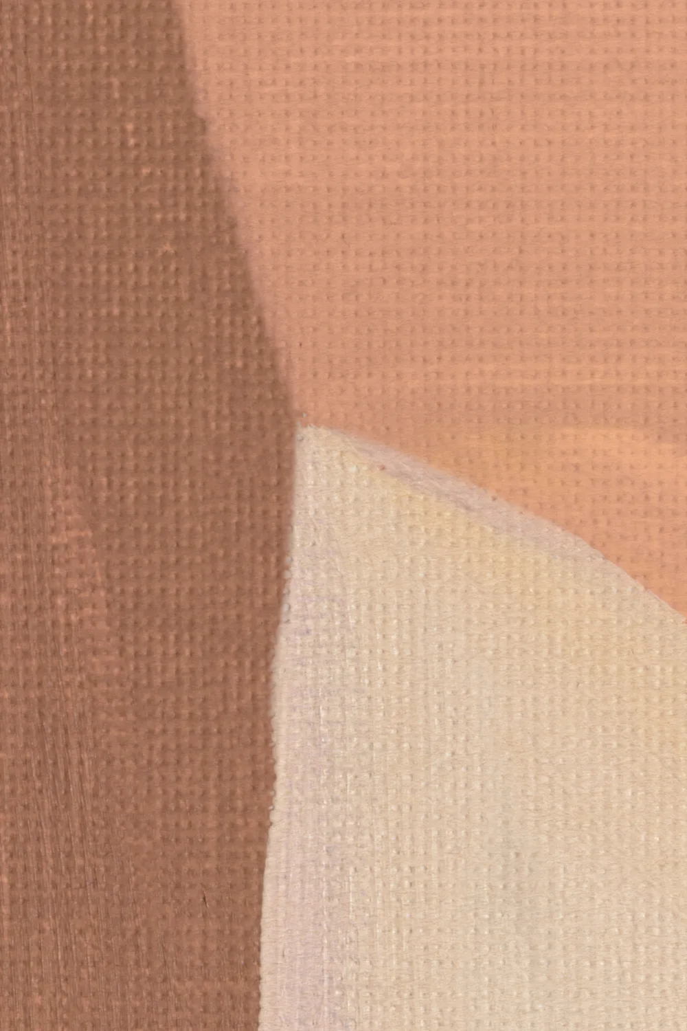 Malet fed, abstrakt fototapet i bløde, beige pasteller