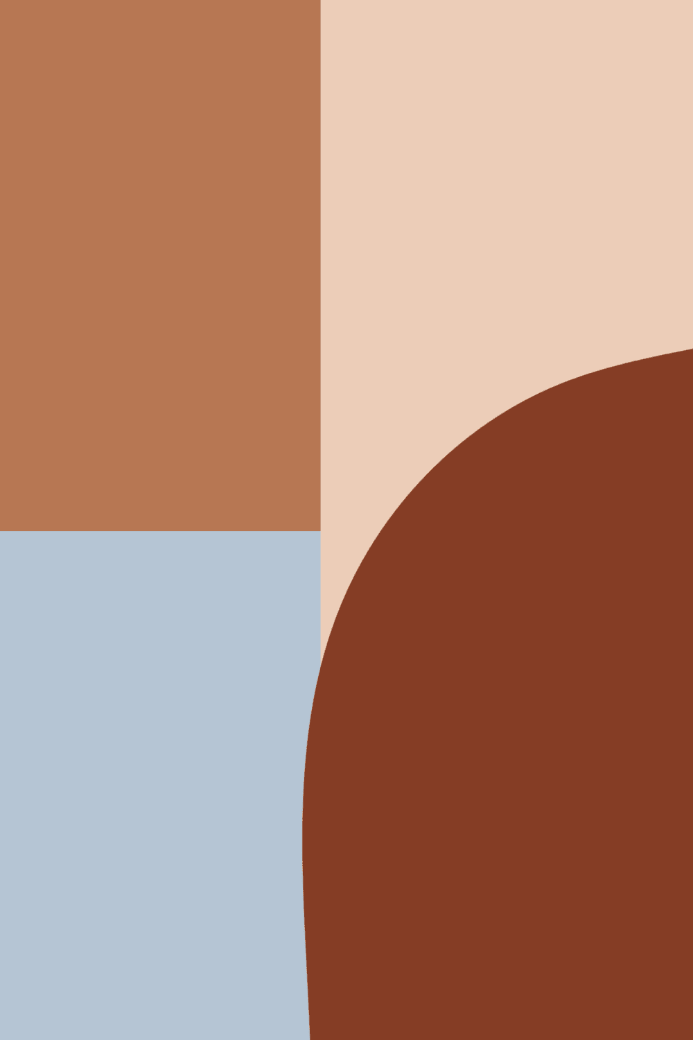 Verbrand Oranje Geometrisch Patroon Hedendaagse Muurschildering