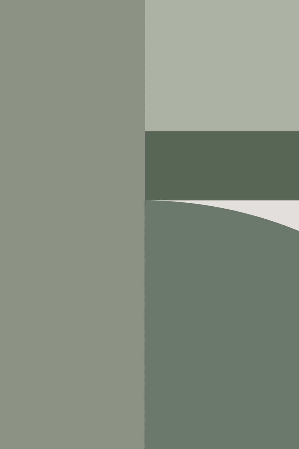 Green Geometric Contemporary Abstract Wall Mural