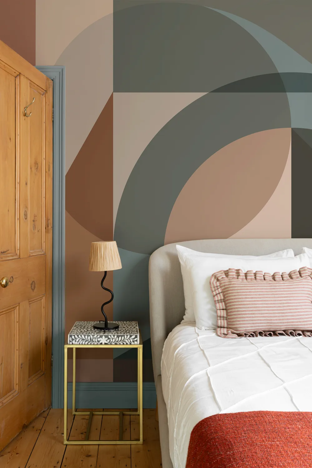 Multicolor Abstract Geometric Modern Pattern Mural