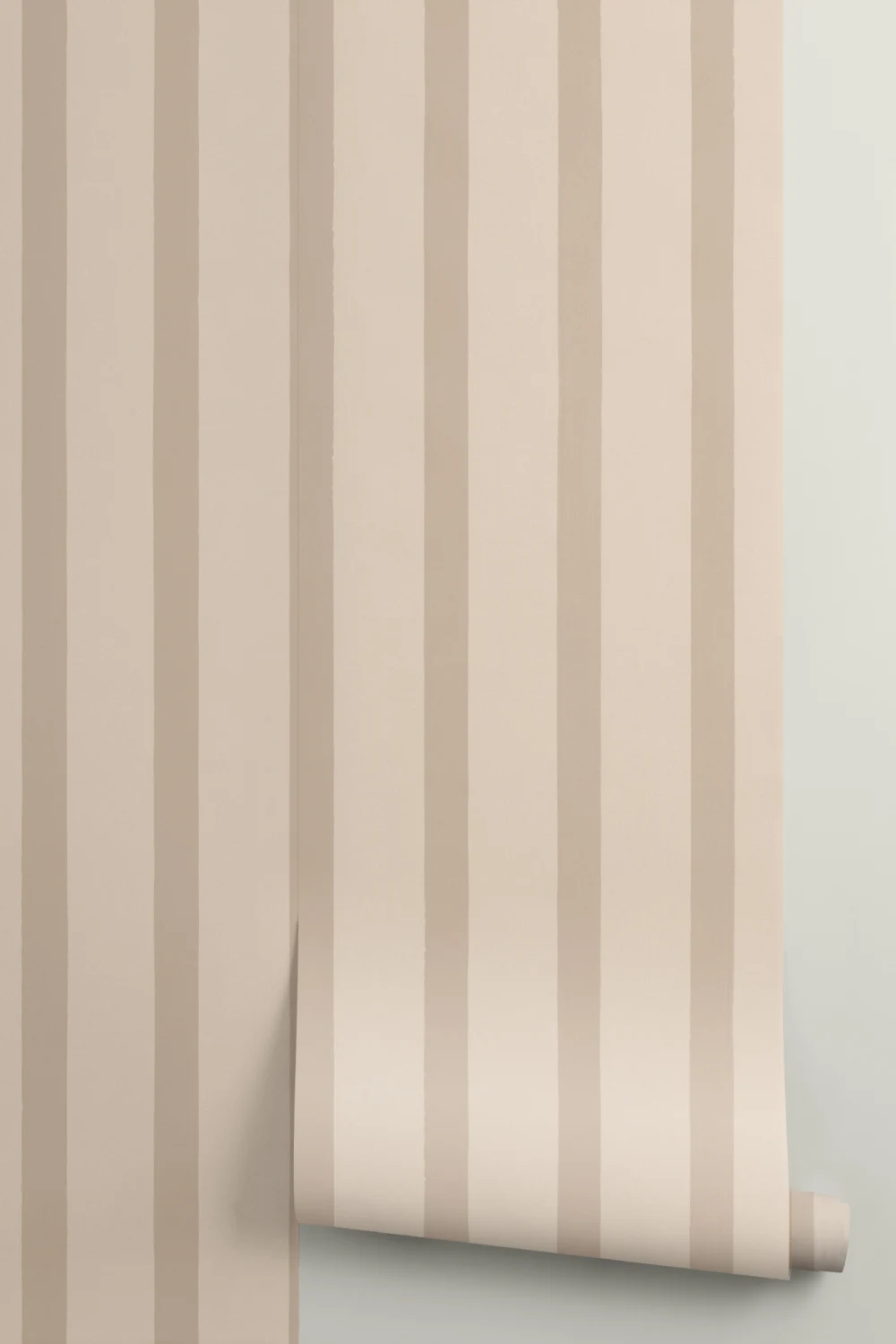 Beige gestreiftes zeitgenössisches ruhiges Design Fototapete