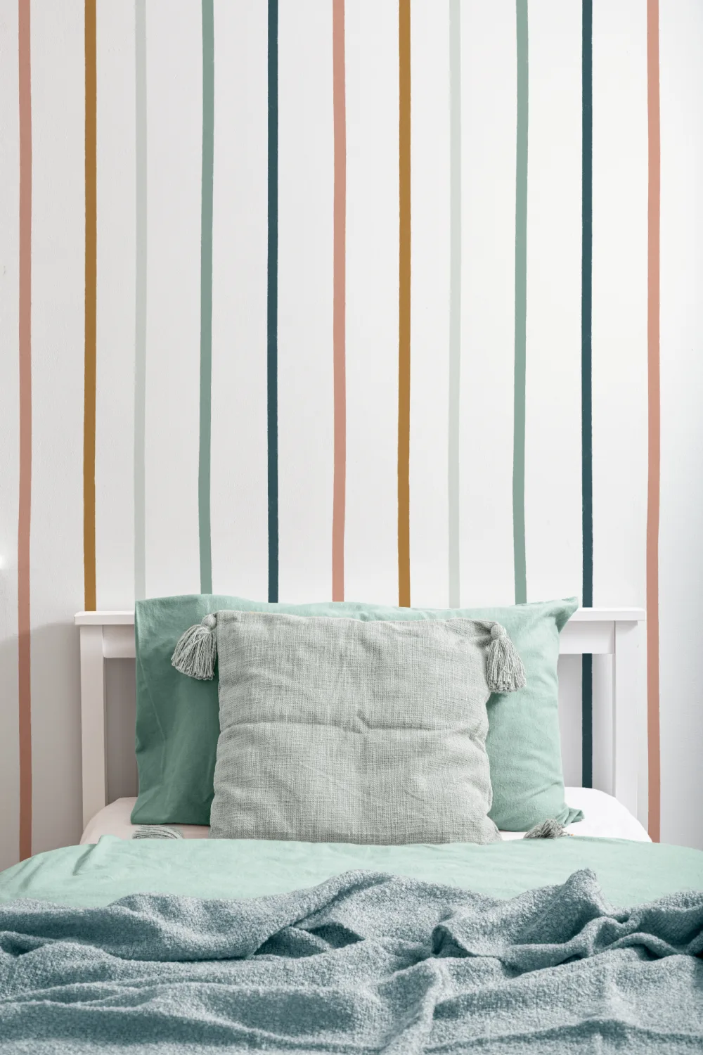 Earthy Vertical Rainbow Wallpaper