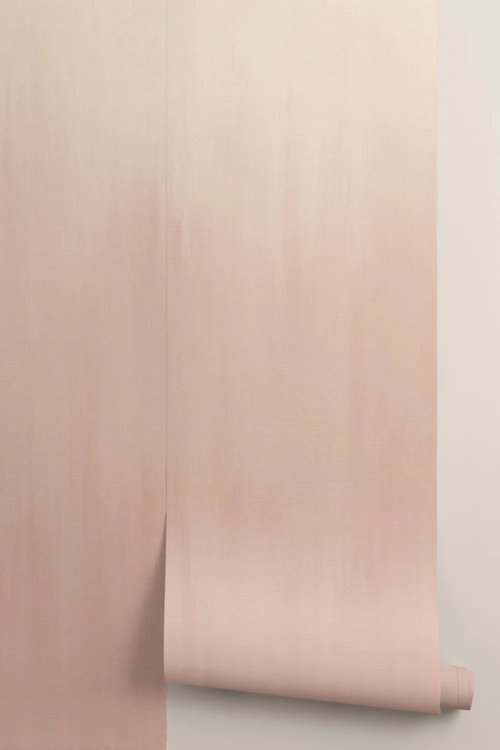 Zacht Roze Kleurverloop Abstracte Muurschildering Voor Serene Ruimten