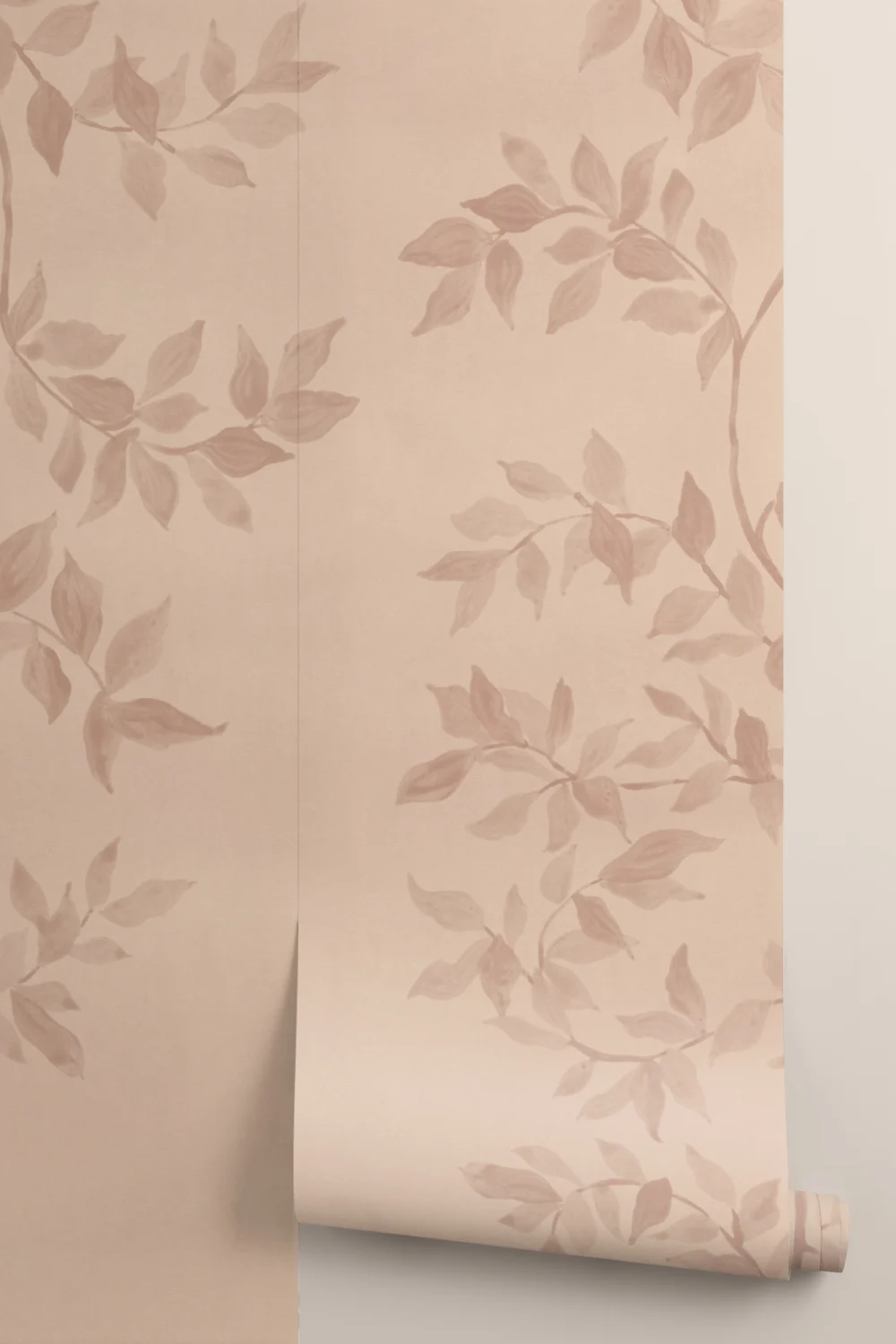 Roz botanic stil vintage natura inspirat murale