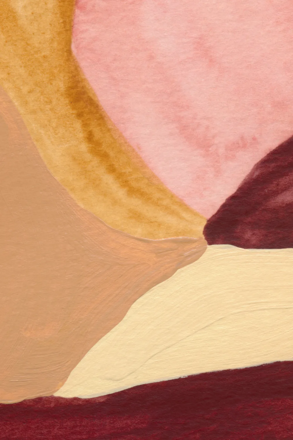 Multicolor Abstract Floral Bold Mural