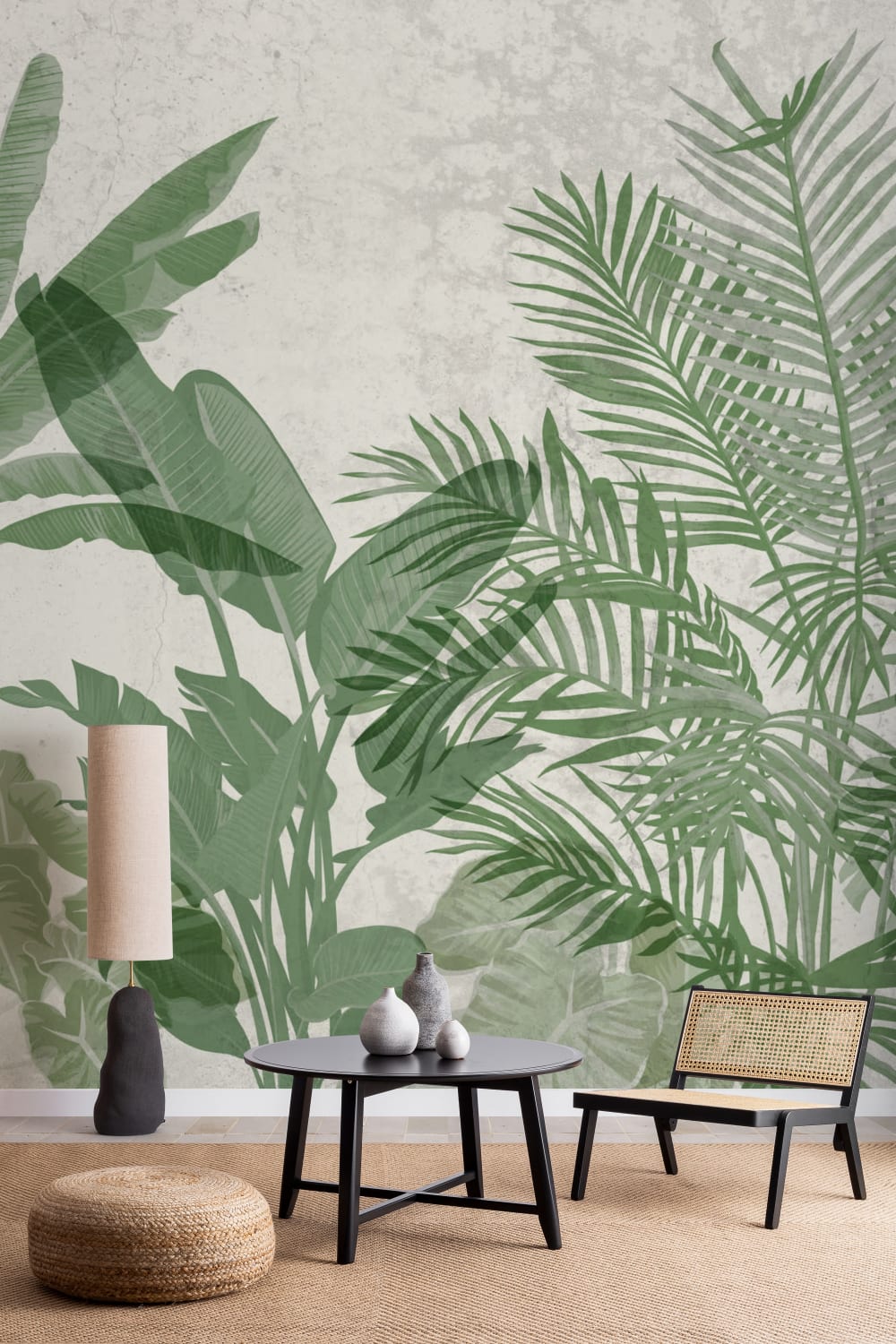 Biofile tropiske planter Tapetmaleri