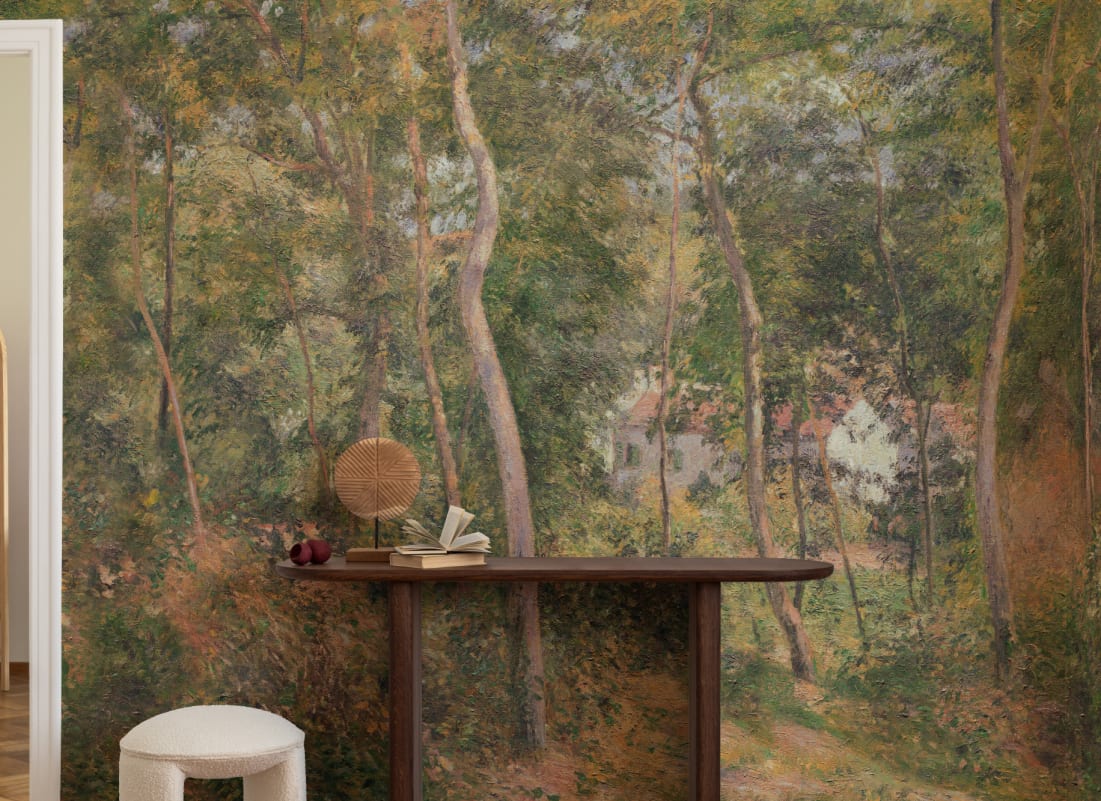 Classic Woodland Oil Painting Mural - Hovia