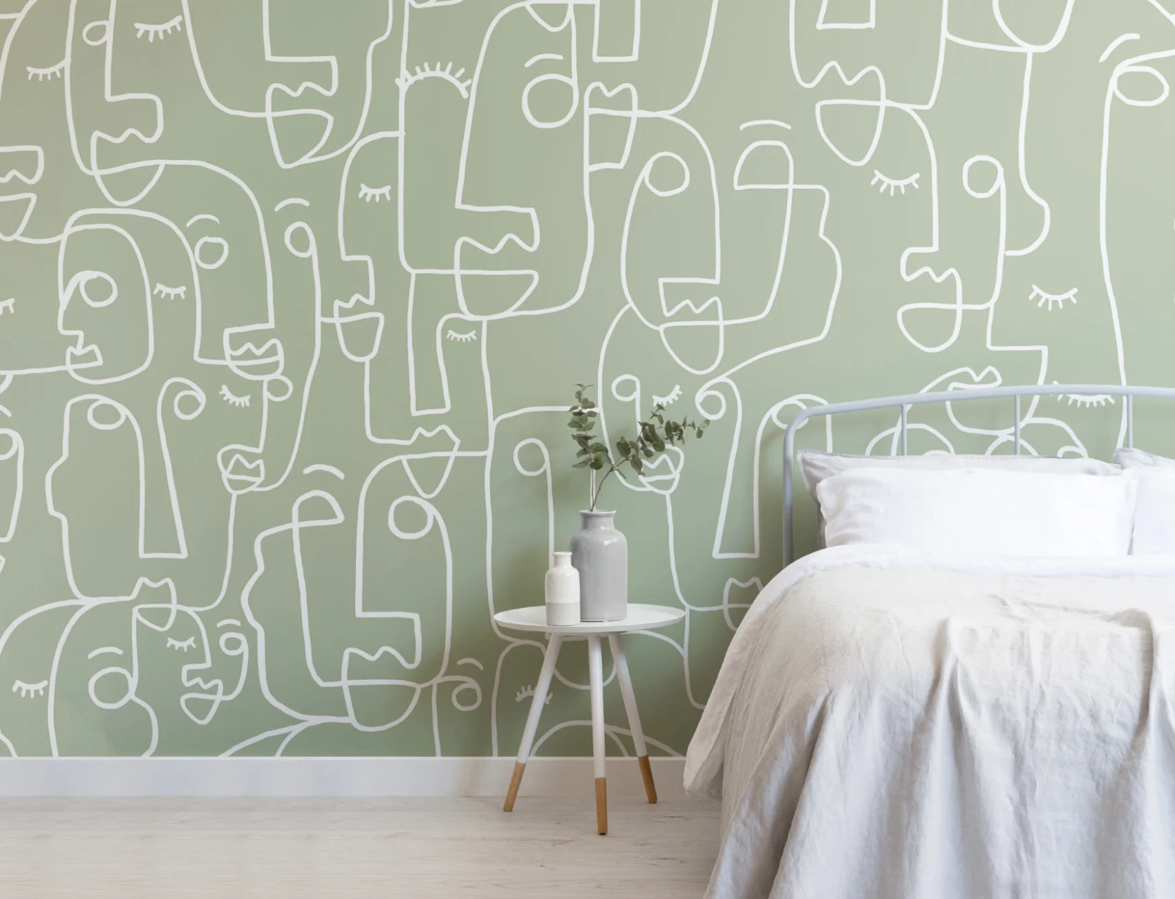 Large Sage Face Wallpaper Mural