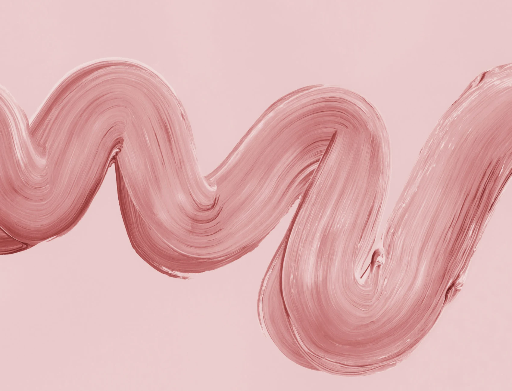 Pink Paint Brush Stroke Squiggle Wallpaper Mural