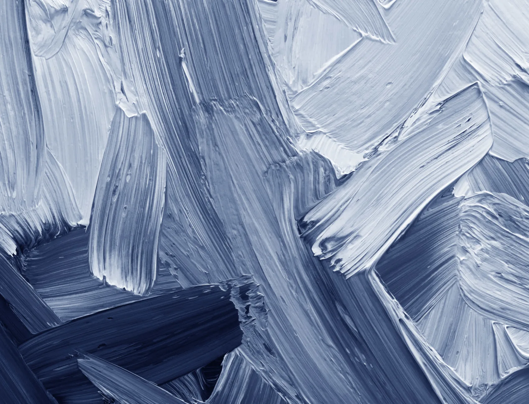Mural de papel de parede com efeito de pincel de tinta mista azul