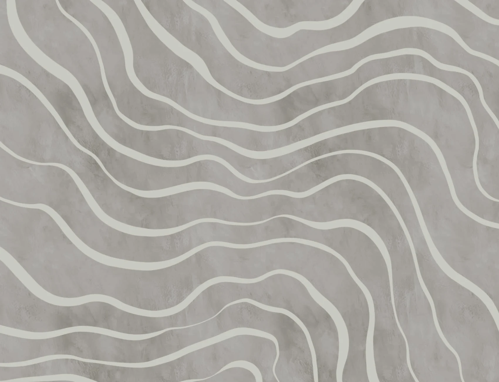 Modern Grey Natural Lines Wallpaper Mural