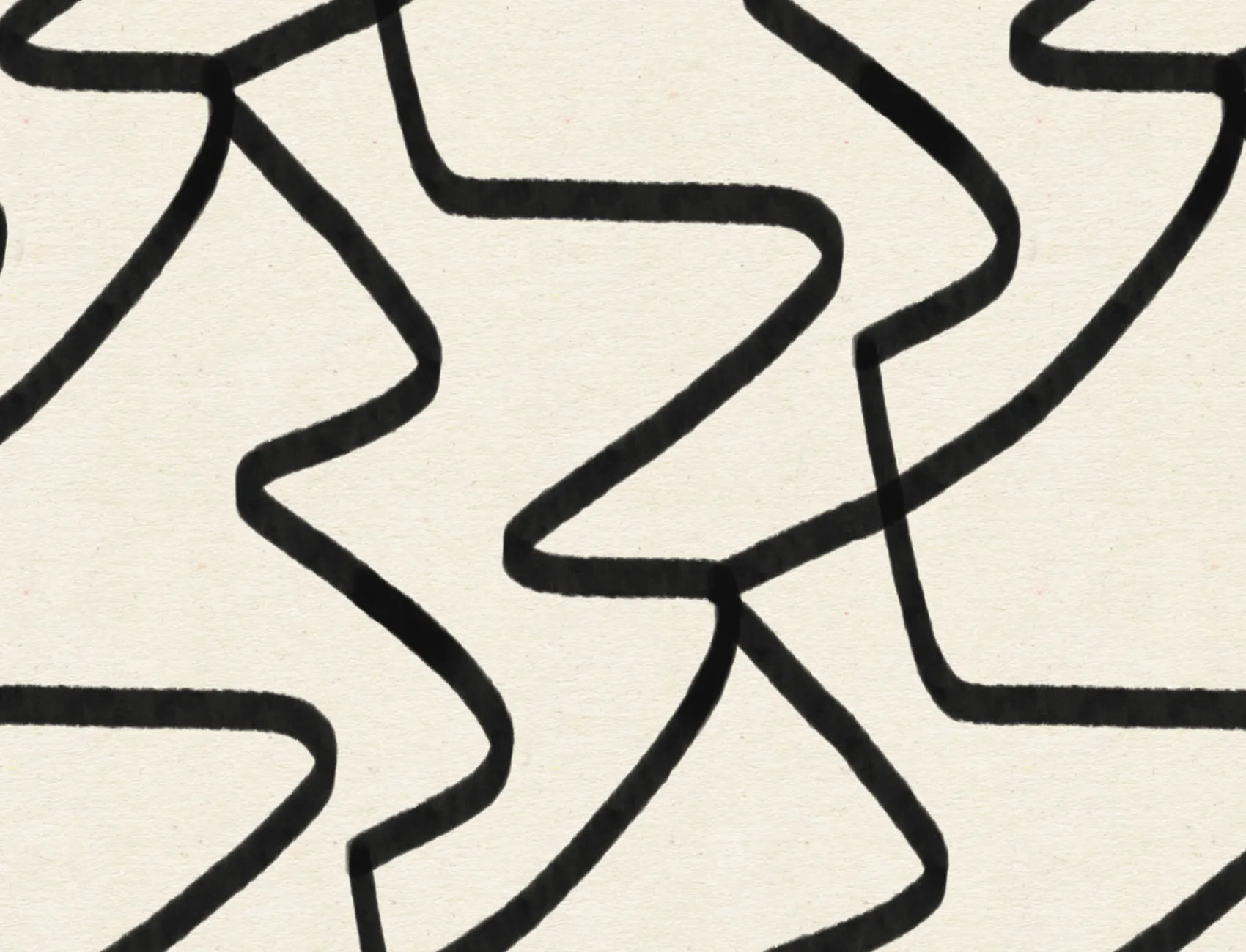 Black and Neutral Abstract Lines Repeat Pattern Wallpaper
