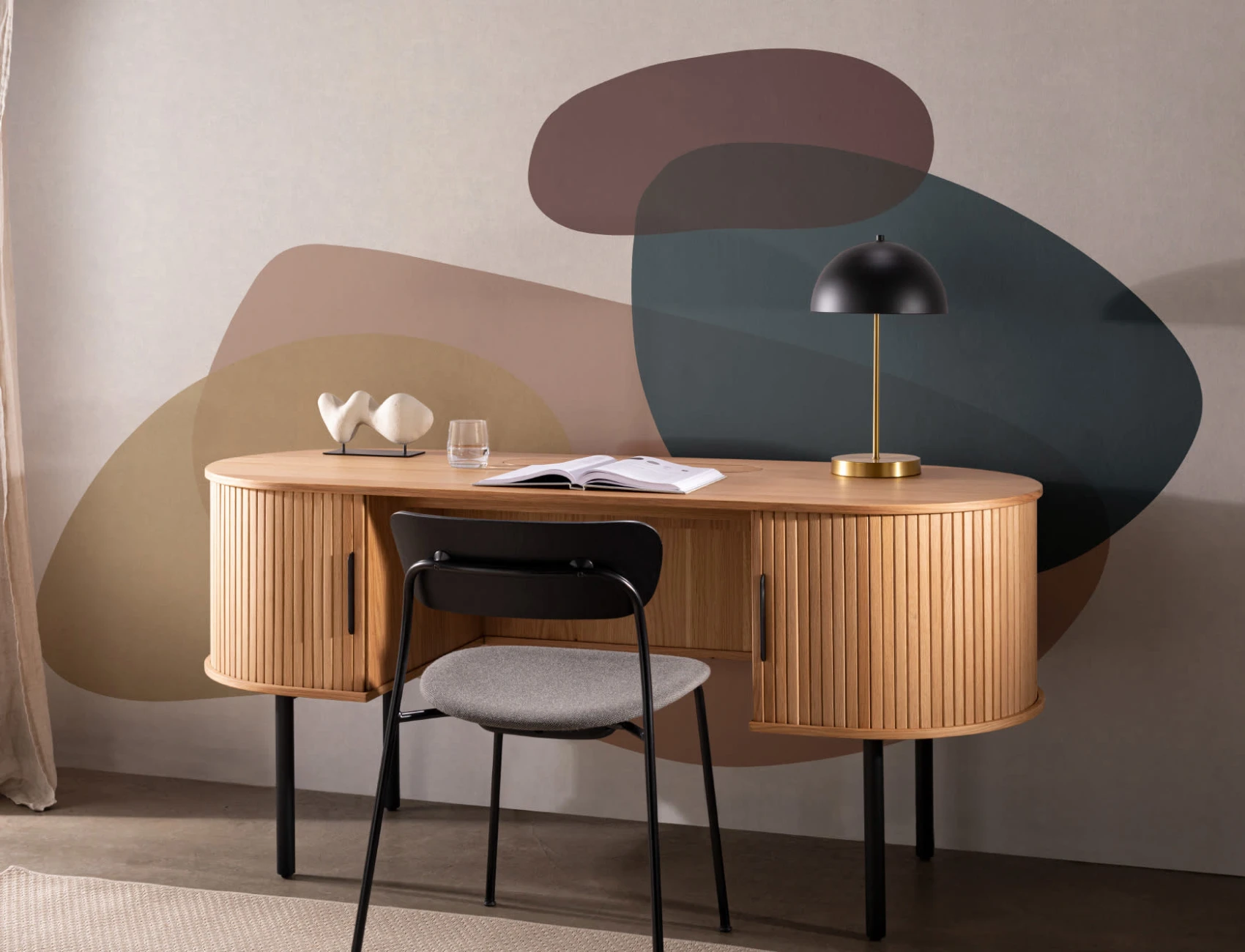 Colorful Modern Abstract Art Wallpaper Mural