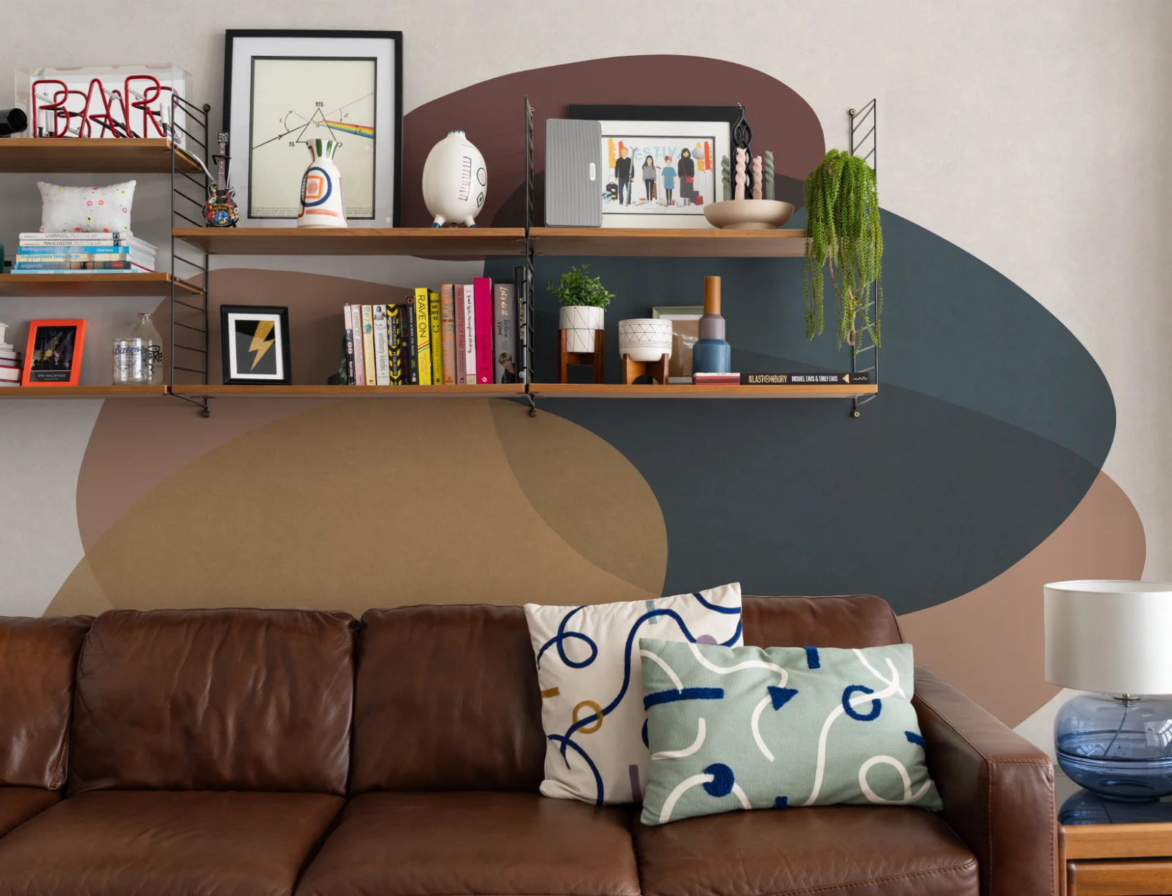 Colorful Modern Abstract Art Wallpaper Mural