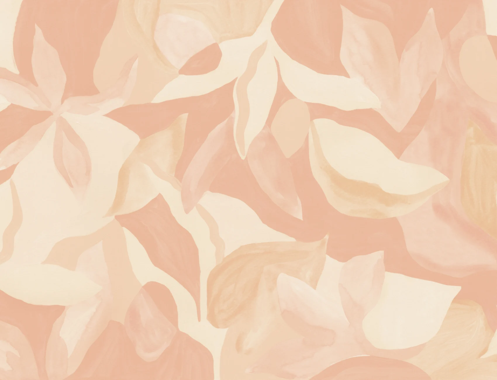 Pastell abstrakt blomstrete mønster fototapet