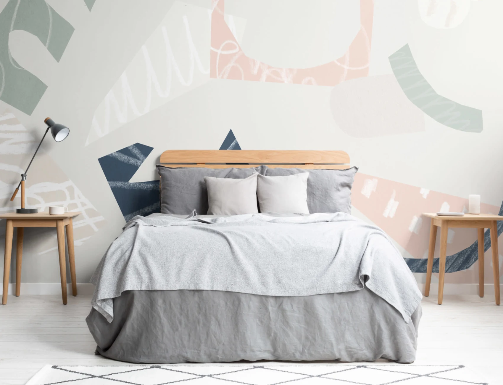 Pastel Colaj Wallpaper Mural