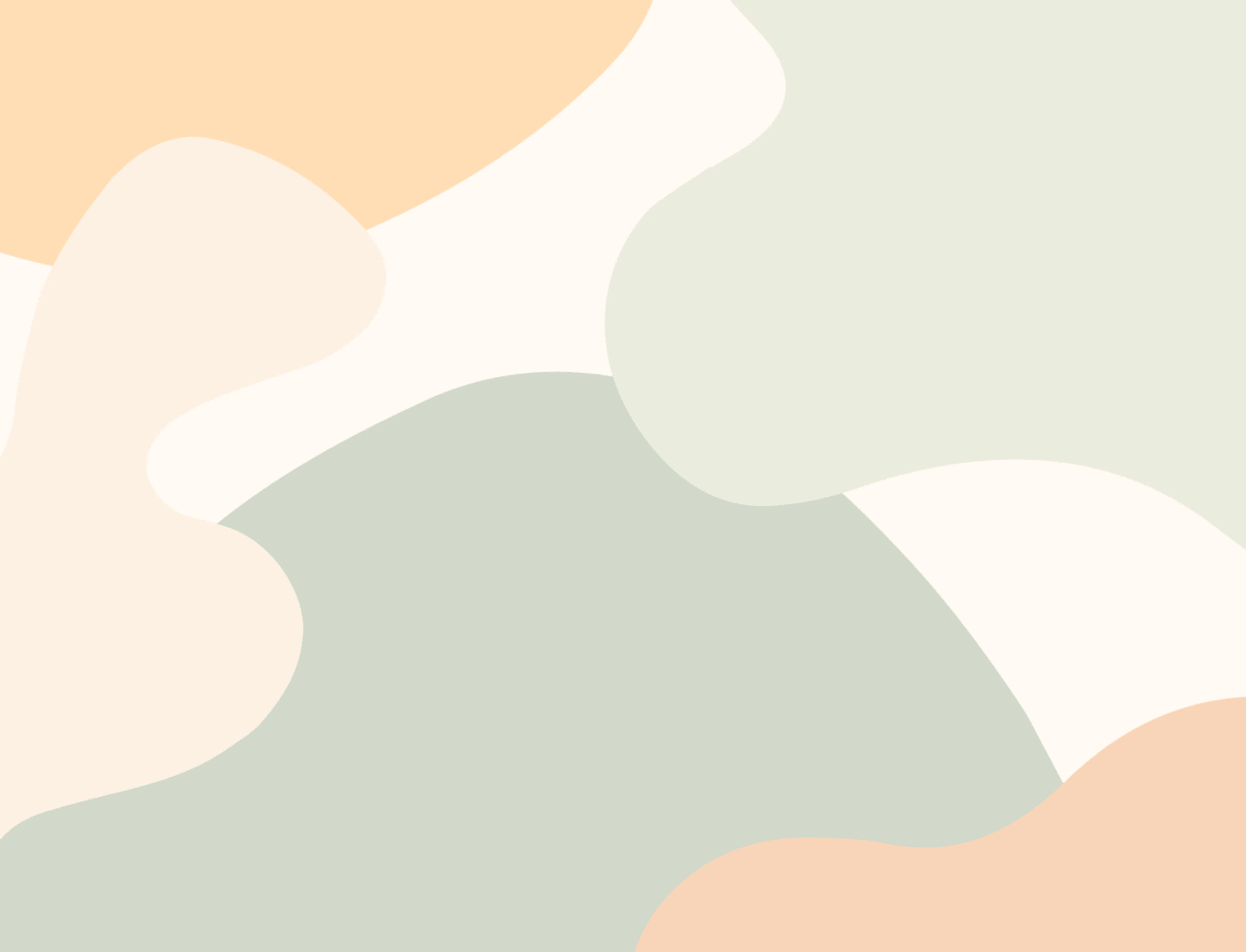 Panoramique abstrait formes XXL en pastel