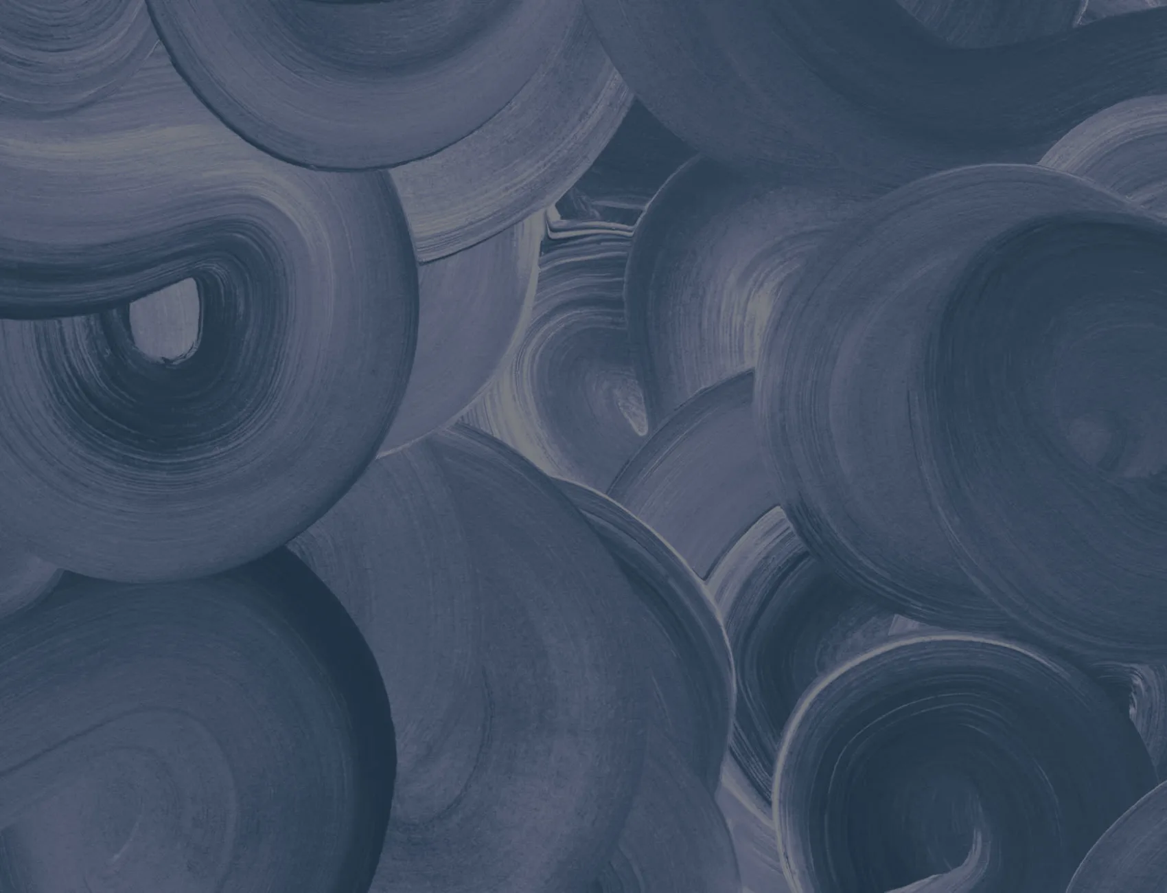 Navy Large Swirl Brush Strokes Wall Mural