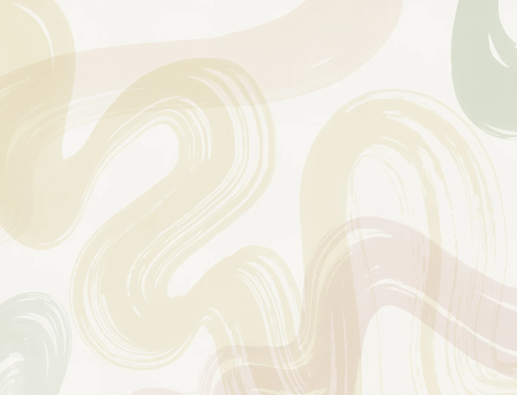 Pastel Abstract Swirl Brush Strokes Mural