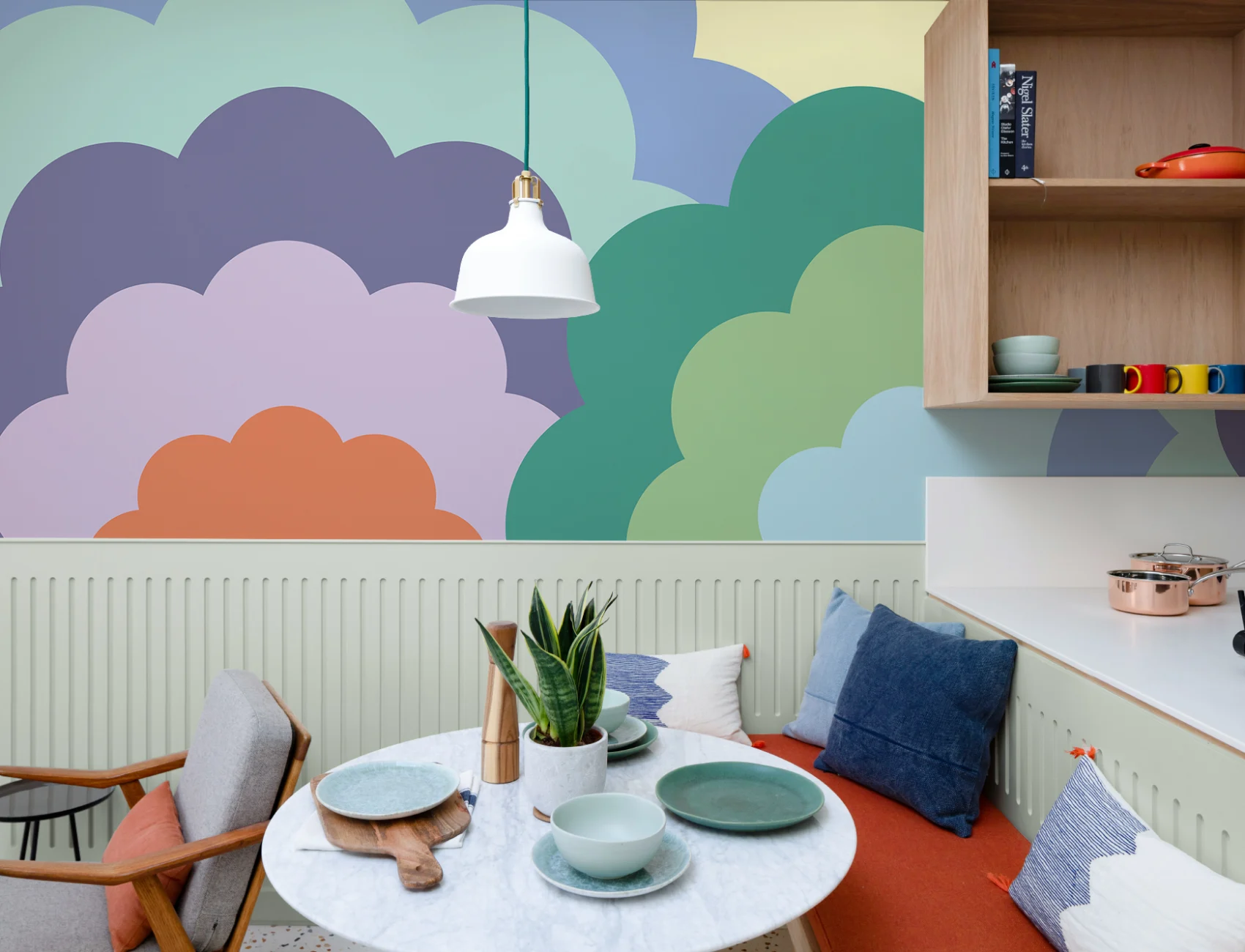 Elizabeth Olwen Happy Skies Multi Mural