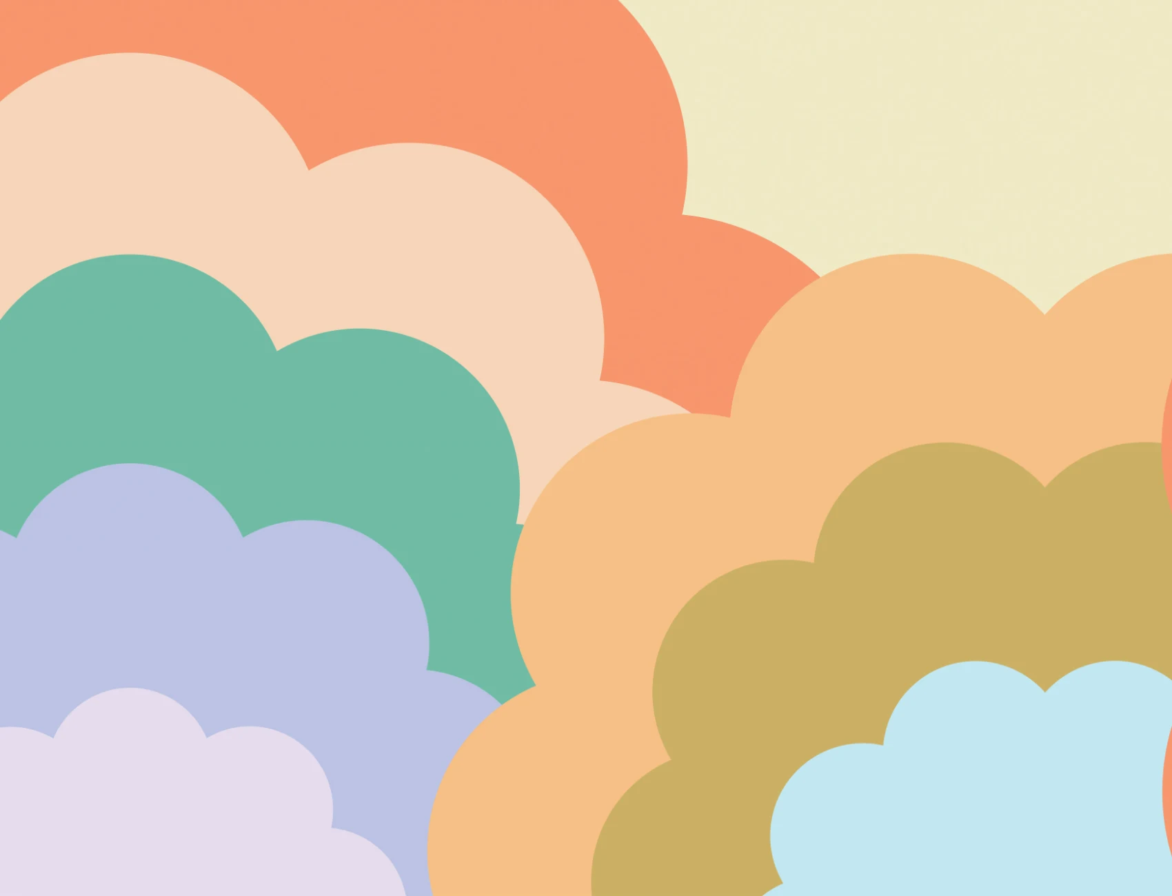Mural de papel pintado Elizabeth Olwen Happy Skies