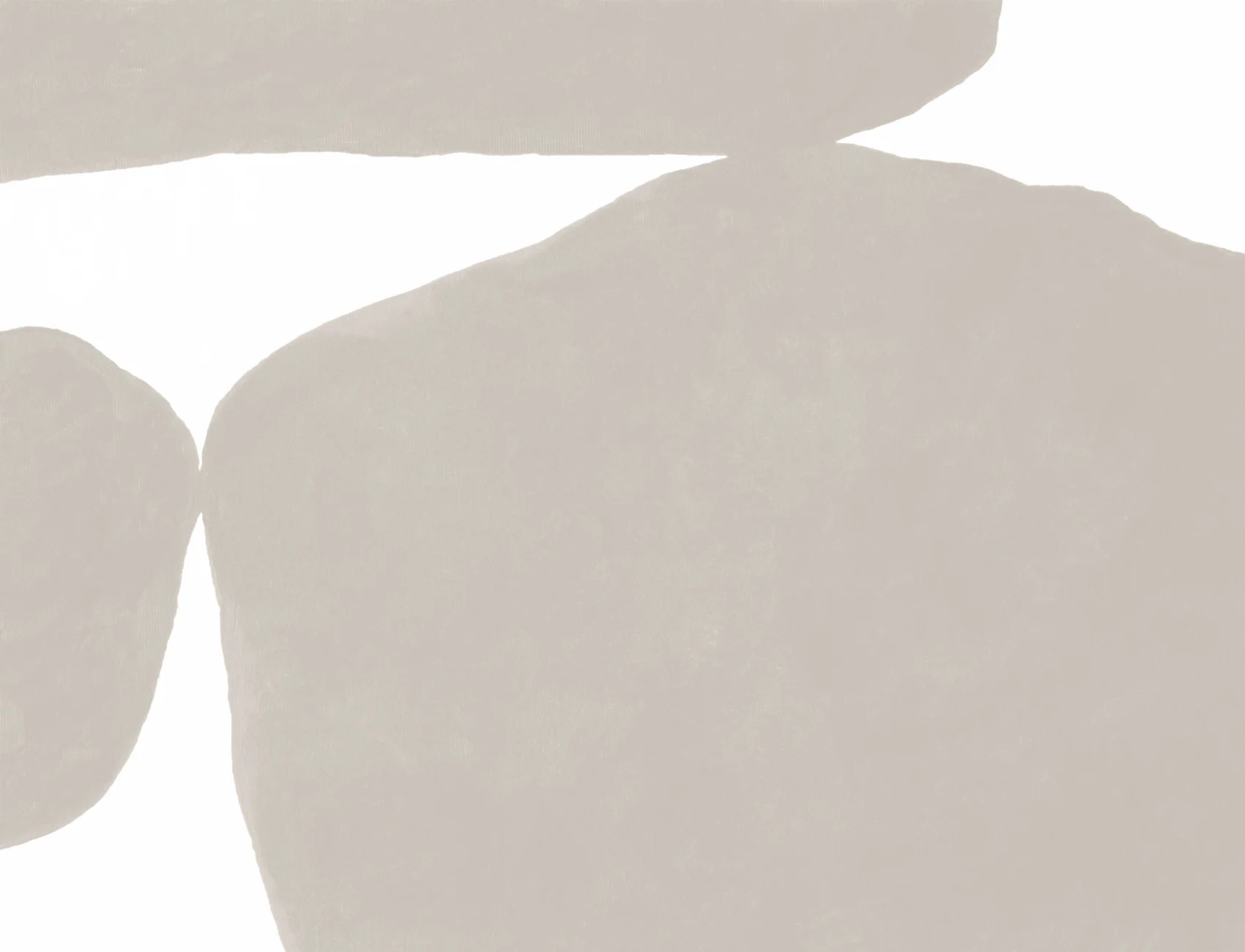 Minimale abstrakte former Fototapet i beige med strukturert gipseffekt