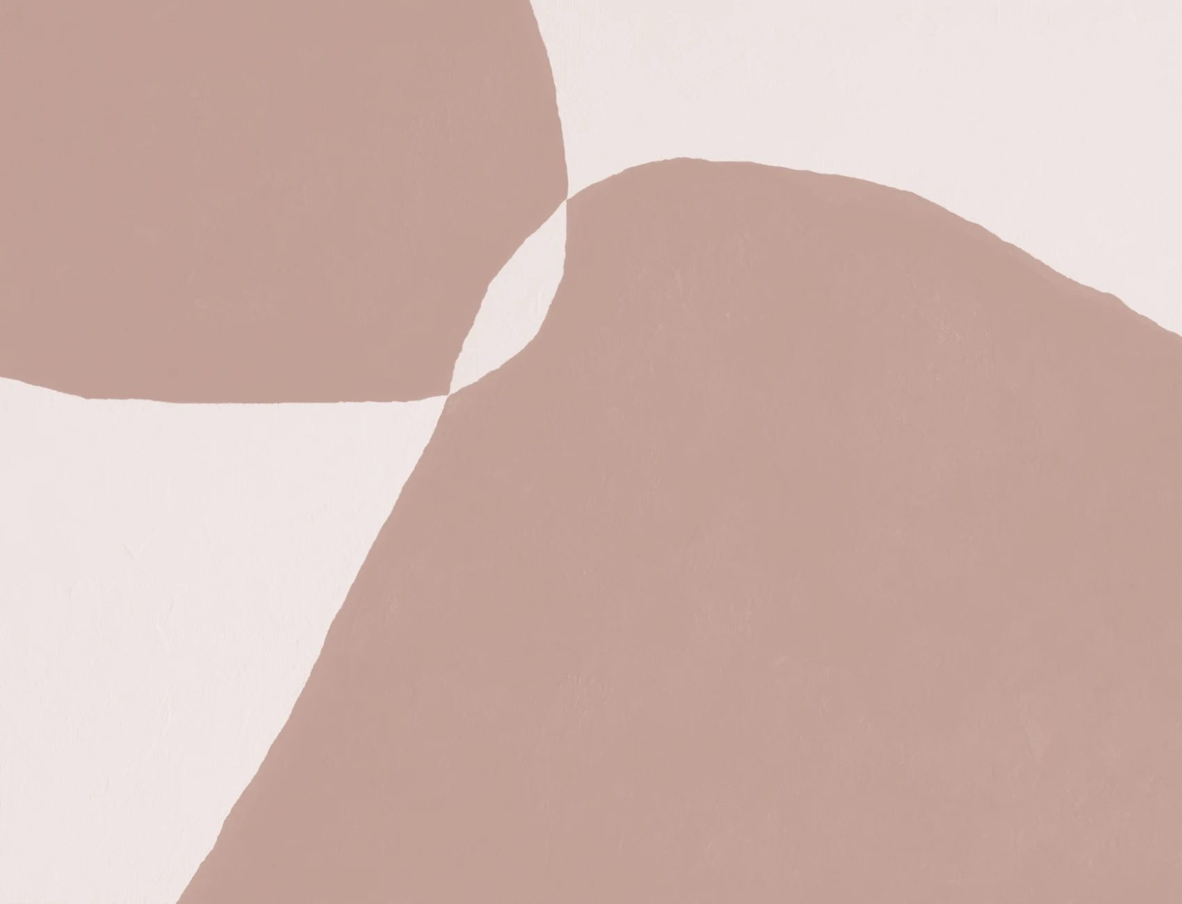 Moderne Fototapete mit Gips-Effekt und abstrakten Formen in Rosa-Tönen