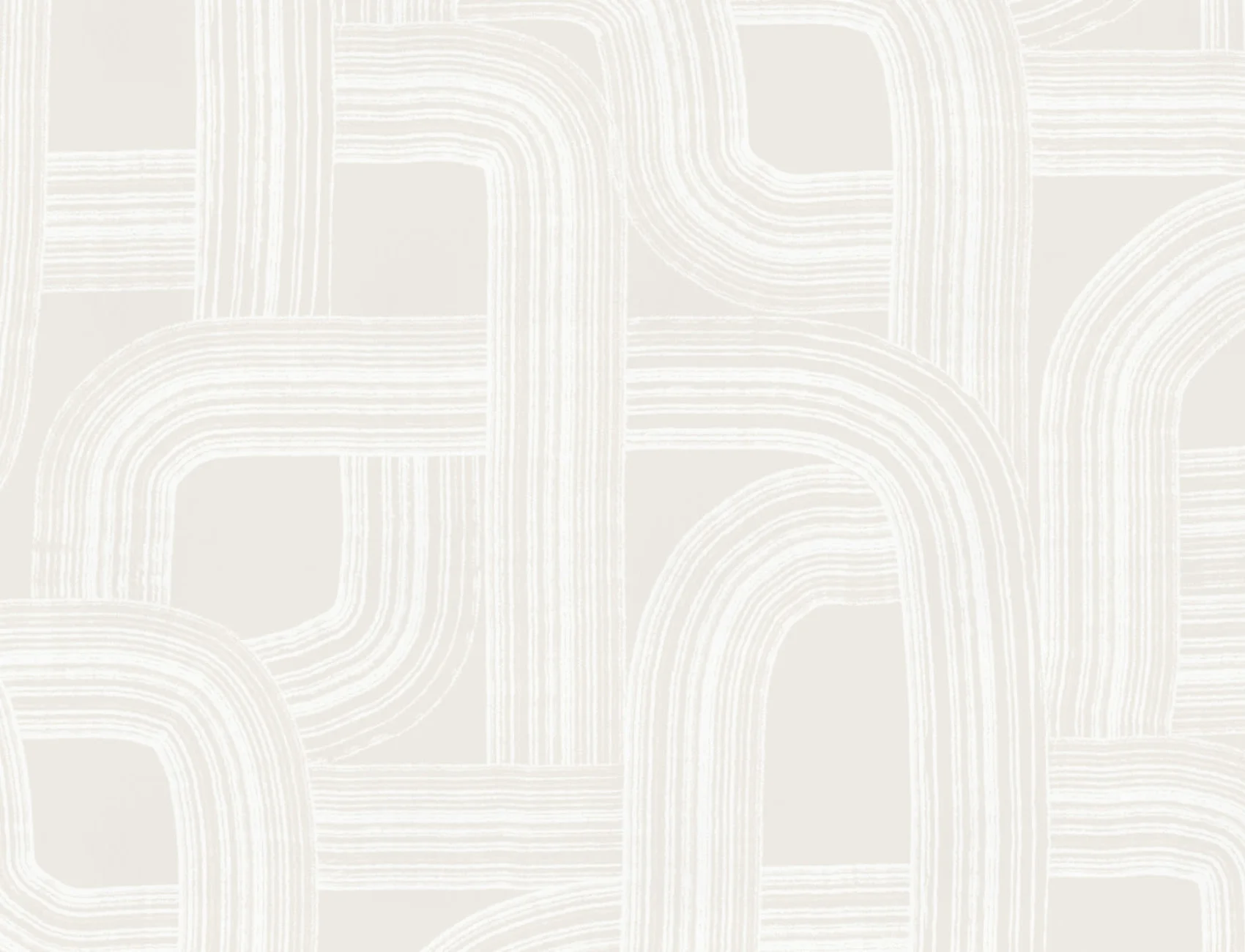 Calm Cream Minimalist Lines Fototapet