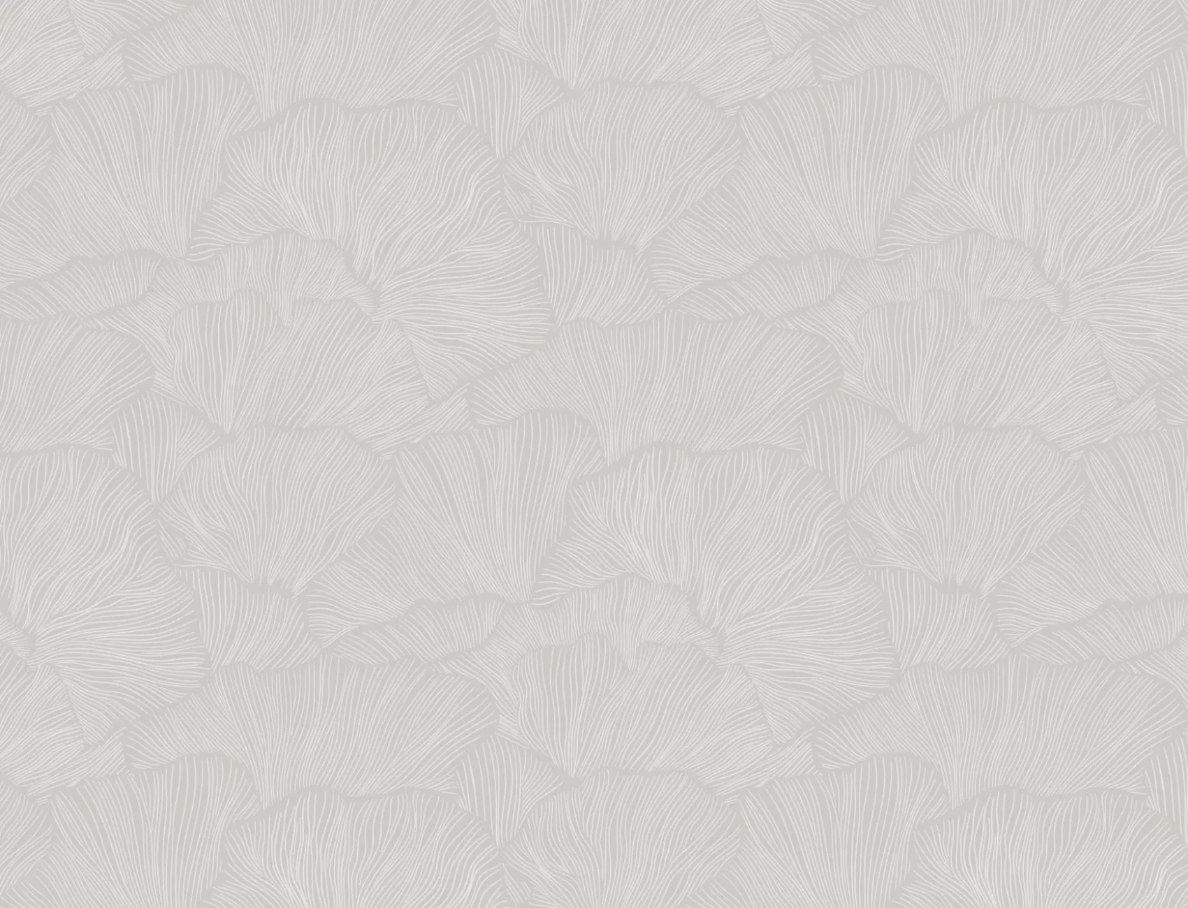 Grå Minimalistisk Mushroom Fototapet