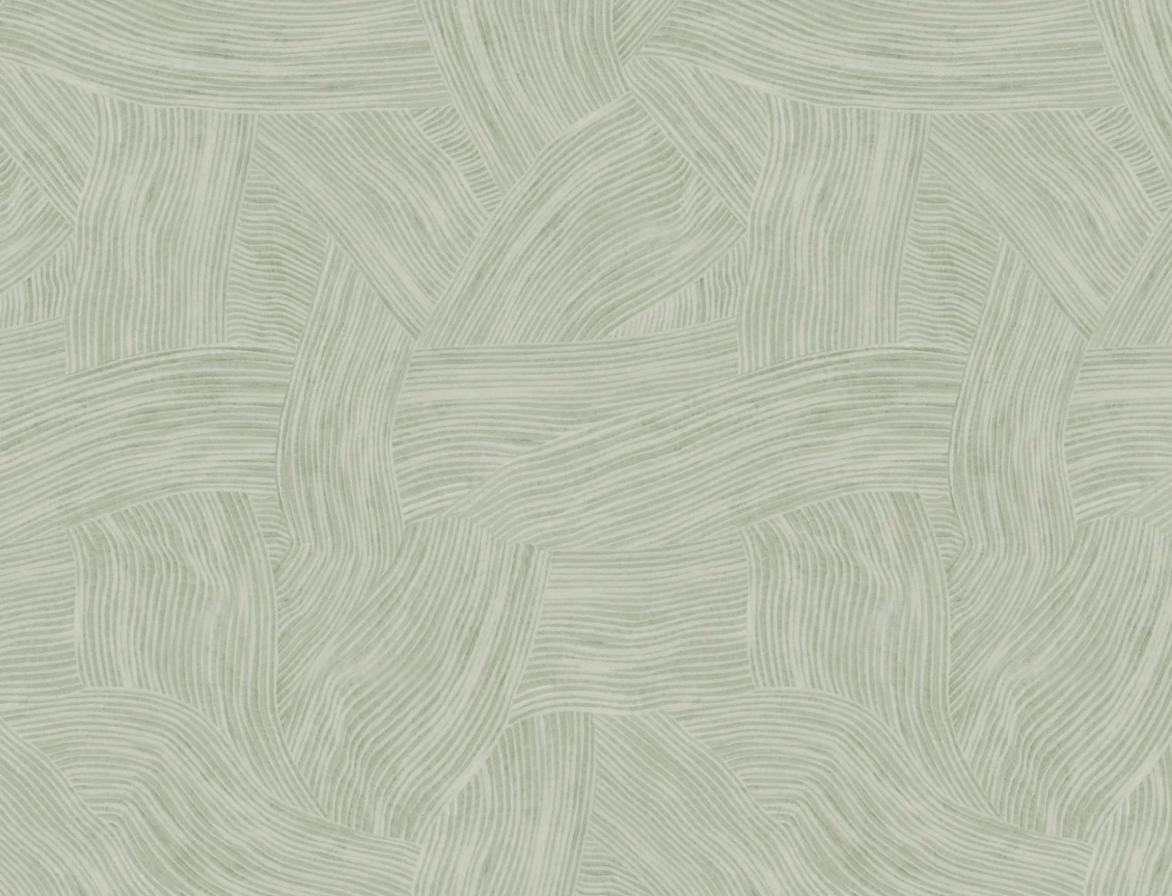 Papel de parede de Formas curvas em camadas verdes