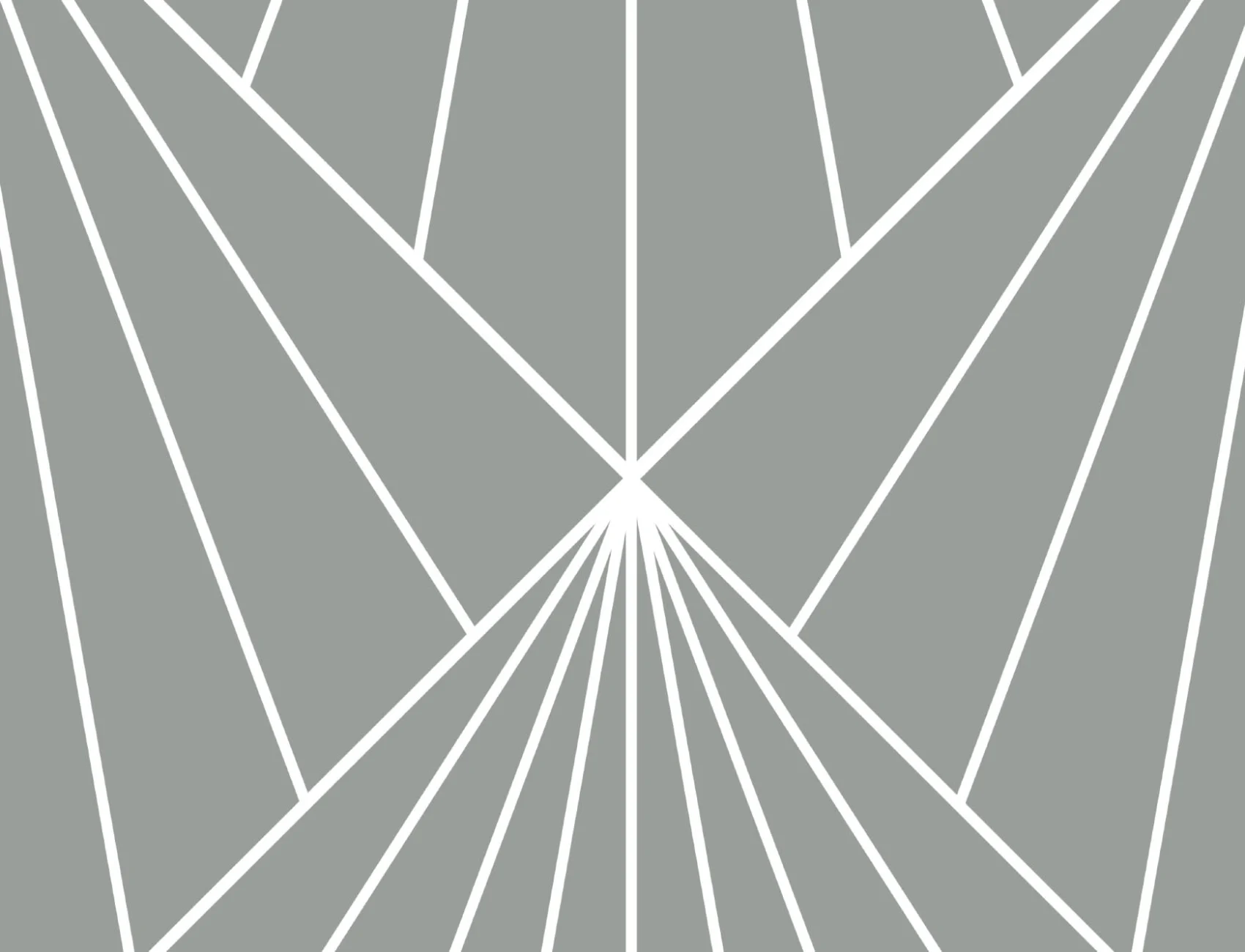 Szara geometryczna fototapeta z nadrukiem w stylu art deco