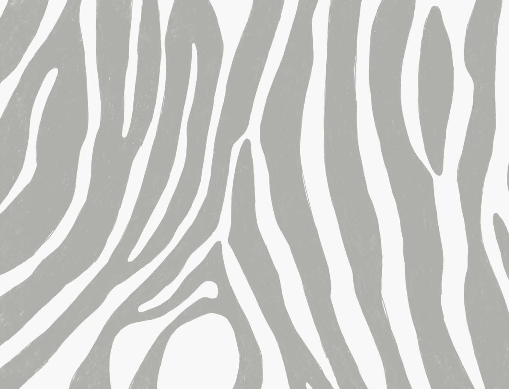 Gray Zebra Print Wallpaper Mural