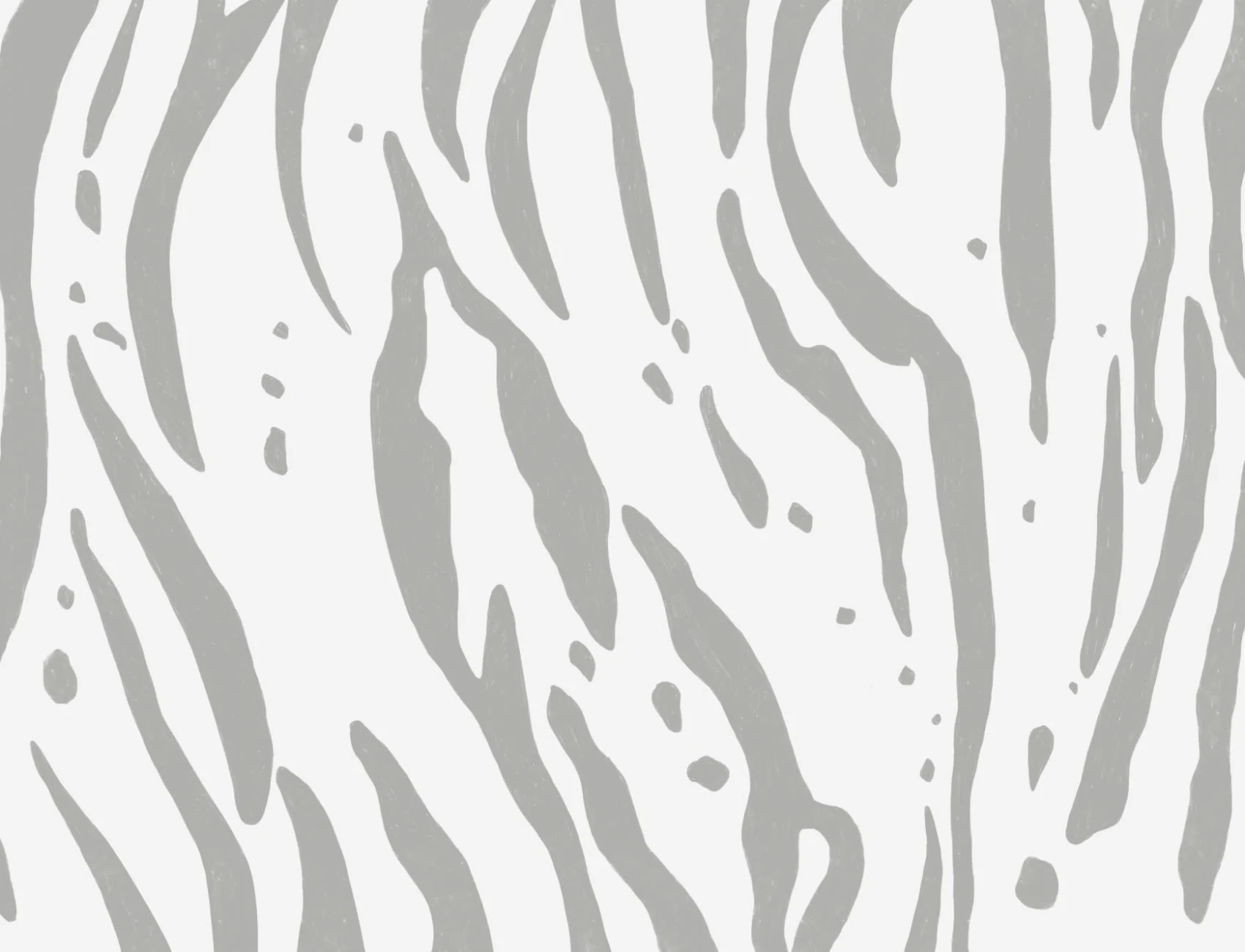 Mural Papel Pintado Estampado Tigre Gris