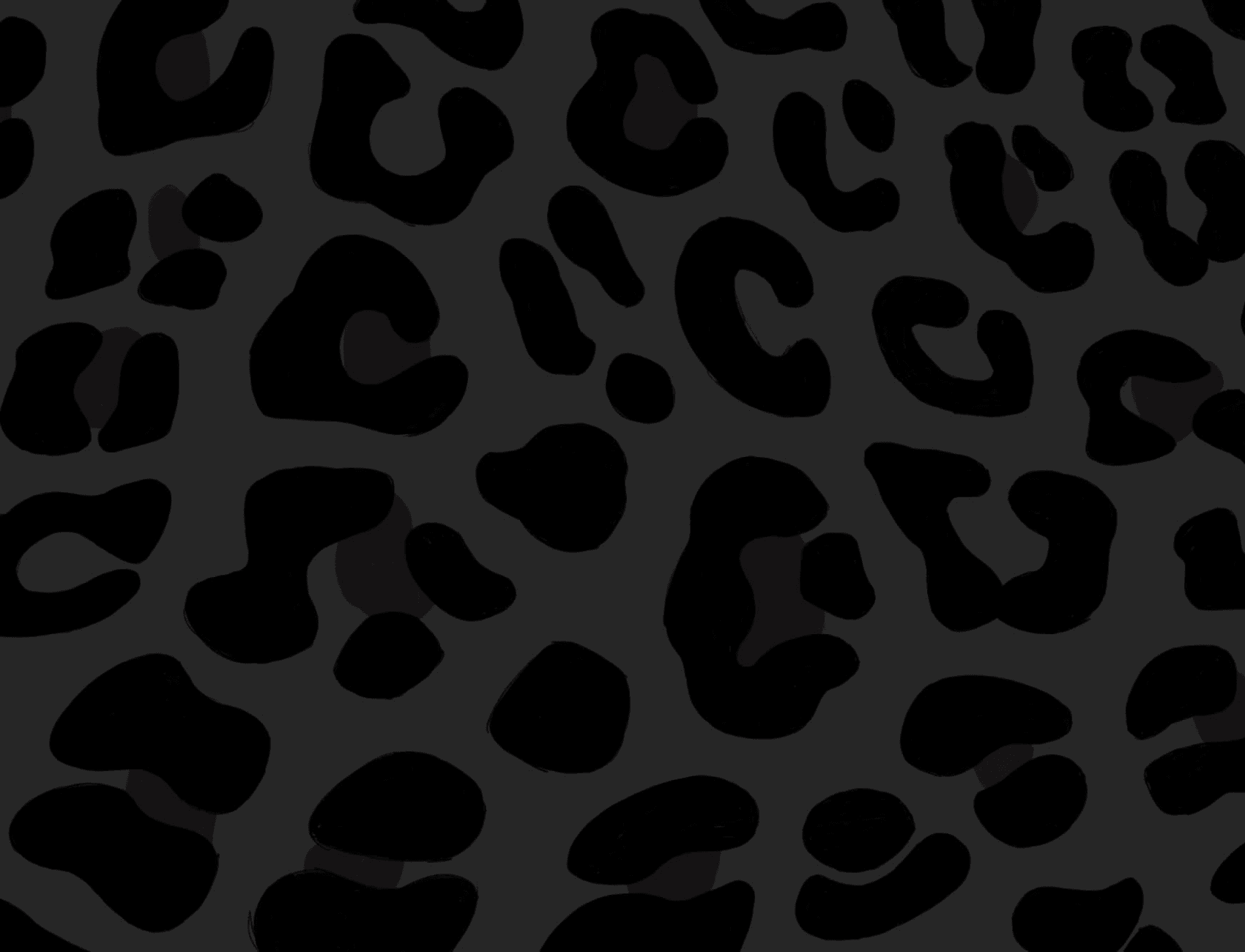 Black Leopard Print Wallpaper Mural