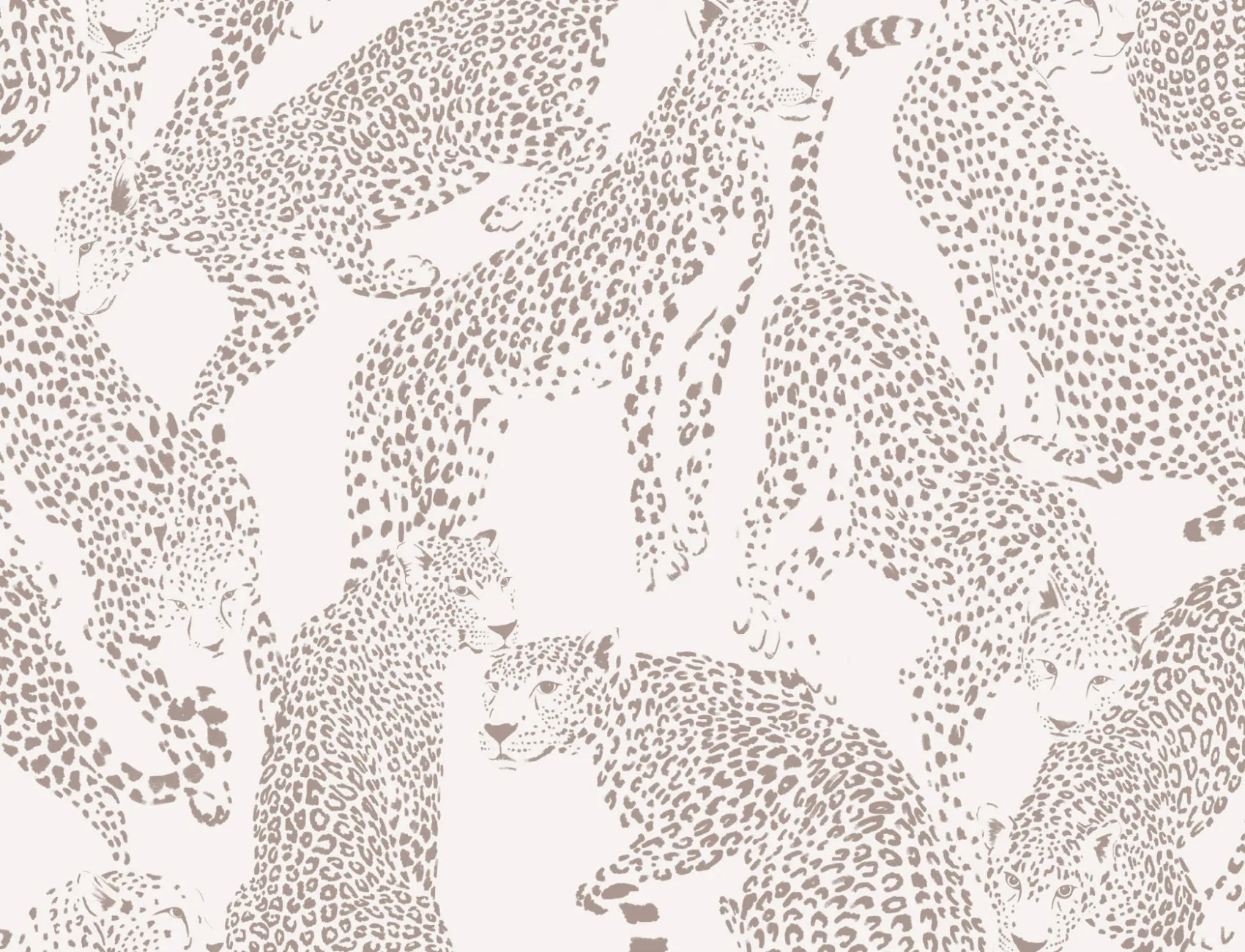 Moderne nøytral Leopard og Gepard Gjenta mønster for dyr Bakgrunn